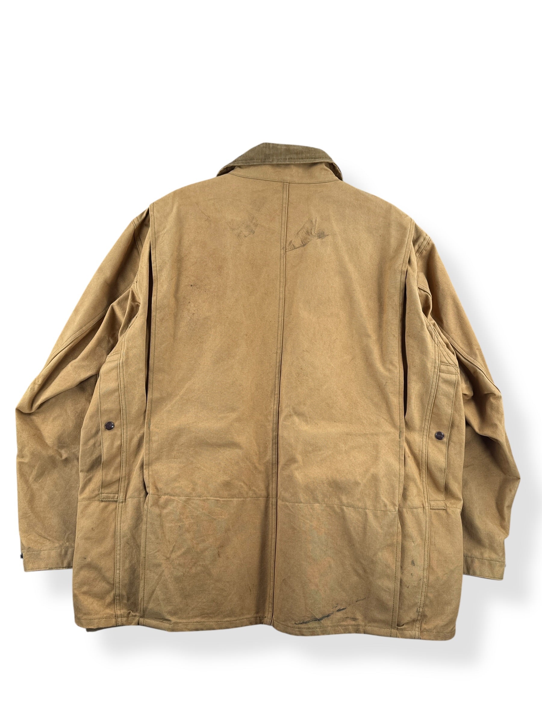 Back of Vintage 50s Era Duxbak Hunting Jacket SZ XL