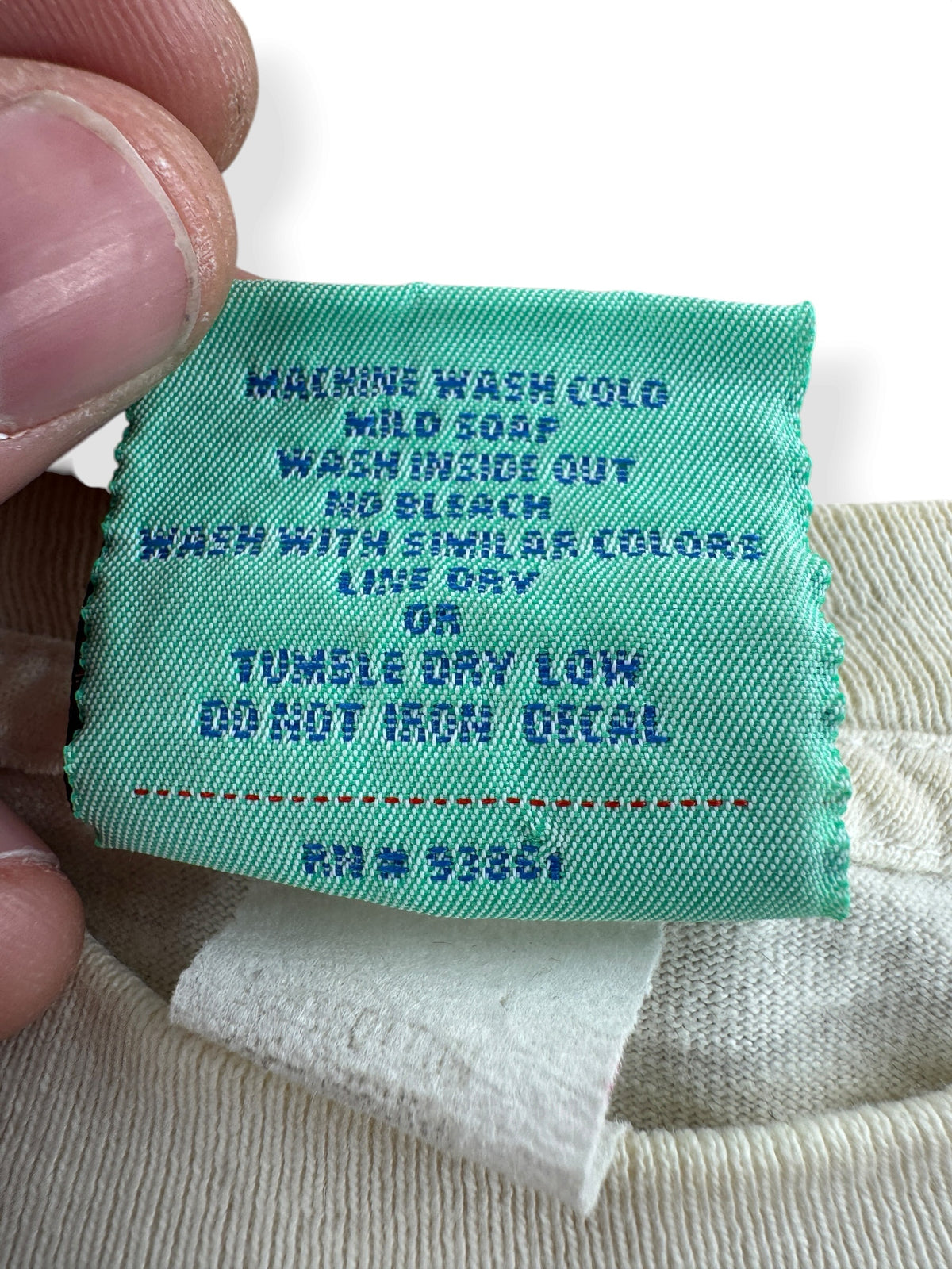 Tag on Vintage Lemon Head Scratch & Sniff Tee SZ M