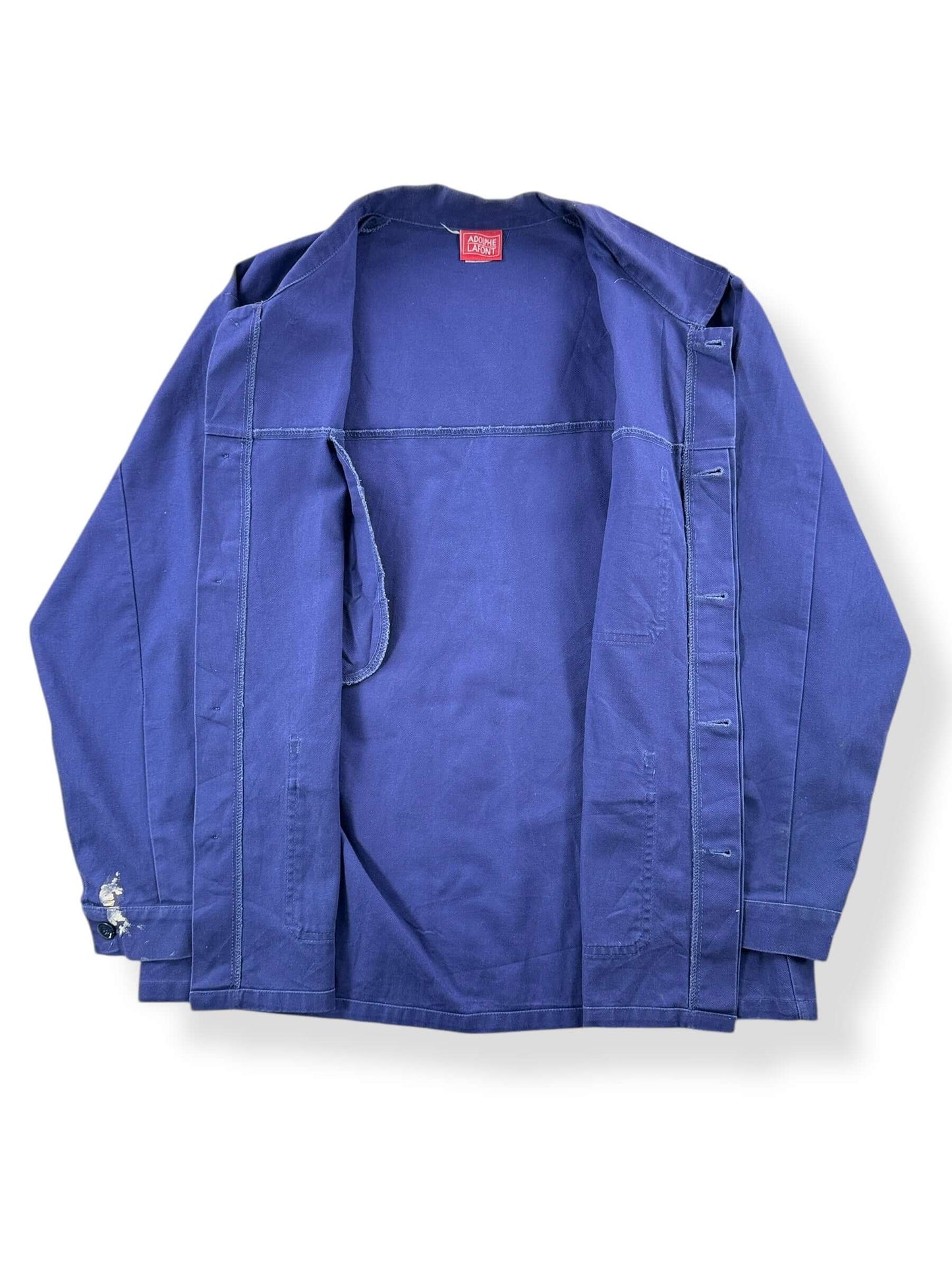 Inside of Vintage Adolphe Lafont French Chore Coat SZ XL