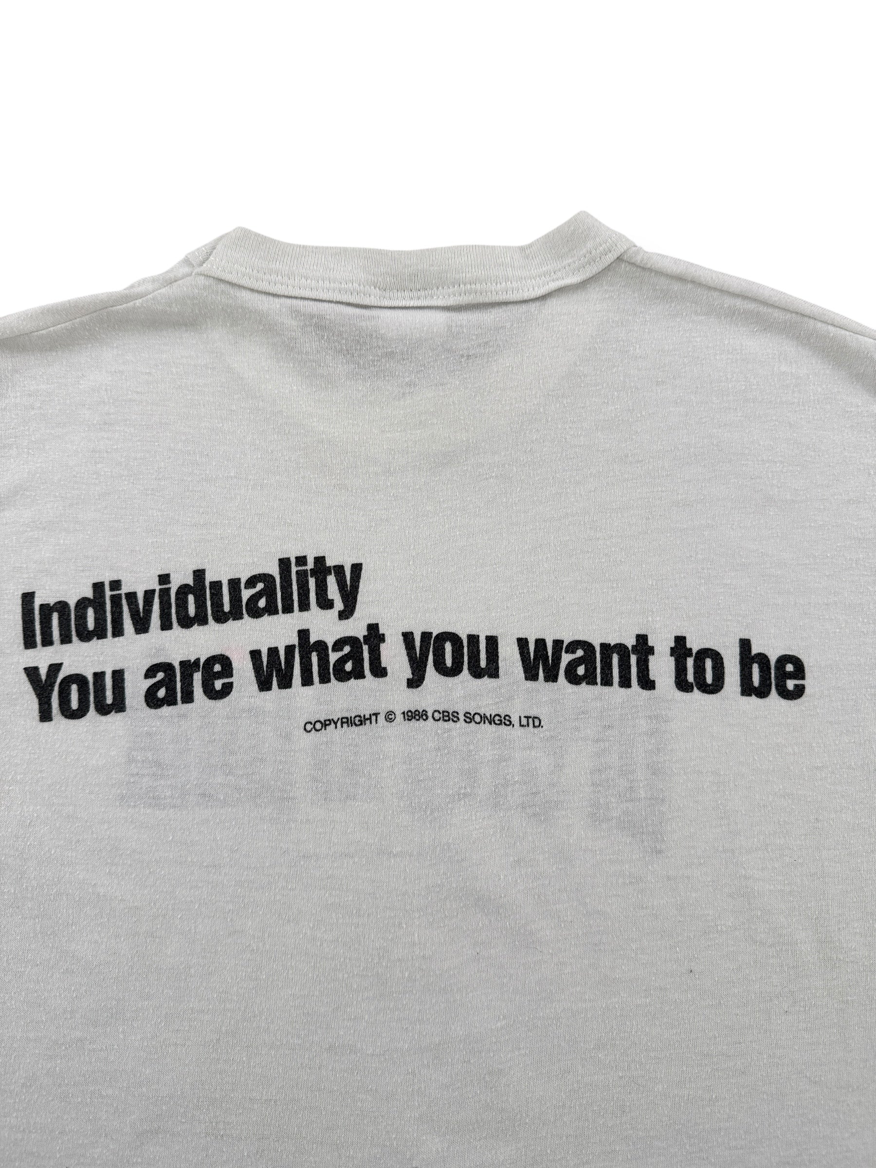 Back of Vintage John Hughes Pretty in Pink Tee SZ S