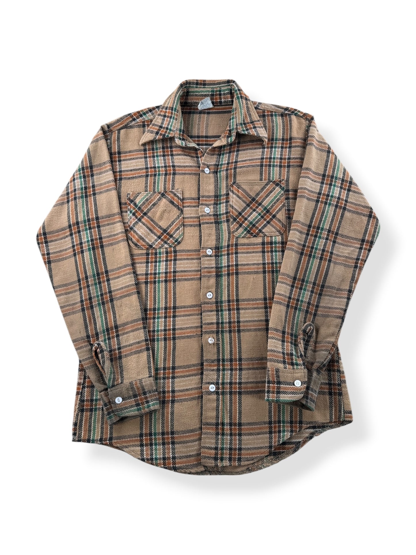Front of Vintage 70's Big Mac Flannel SZ M Tall