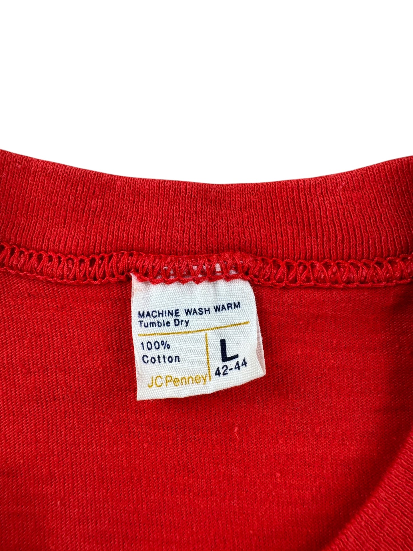 Tag on Vintage 70s/80s Seattle Country Band Lance Romance Tee SZ S