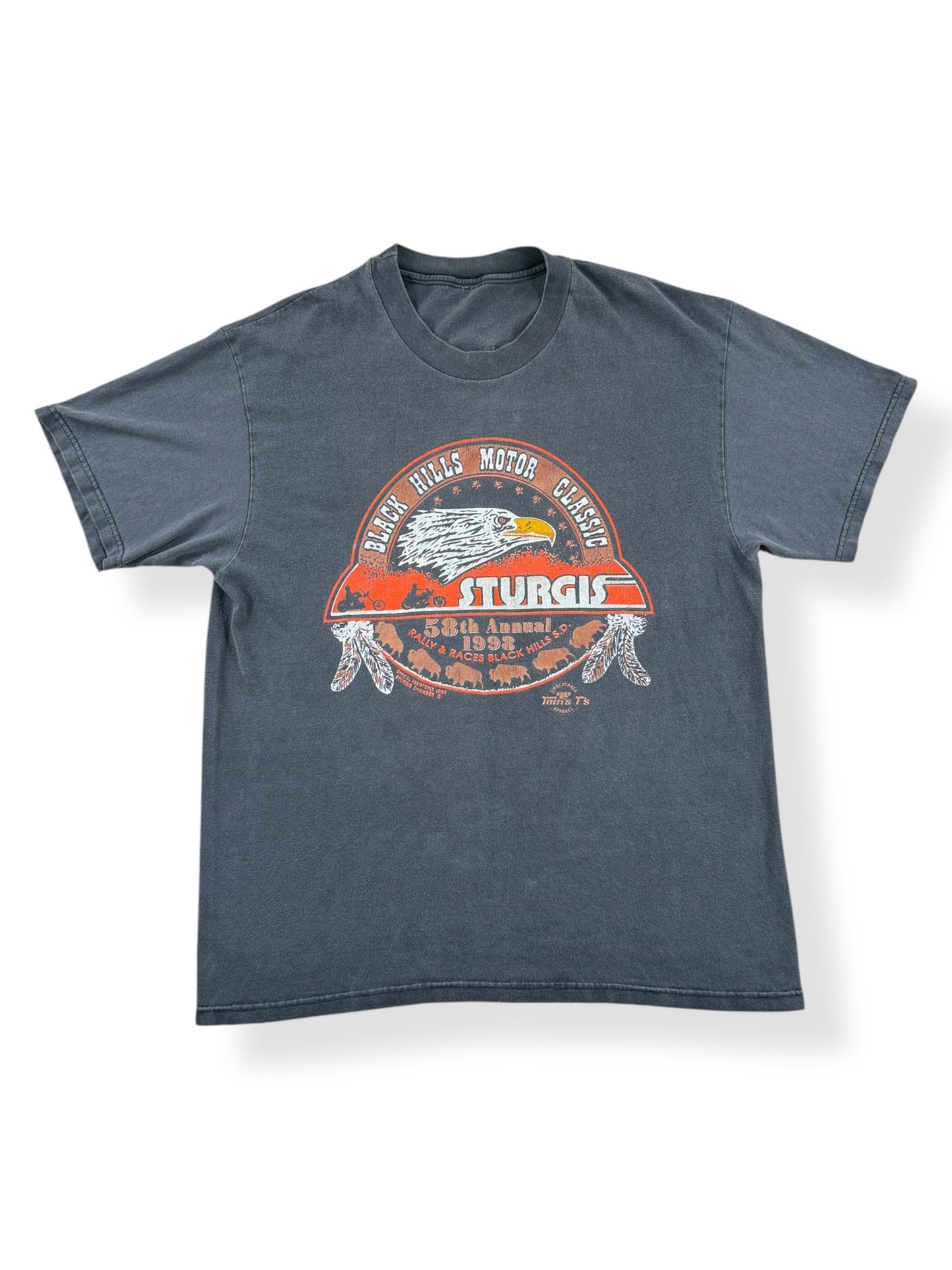 Front of Vintage 90s Sturgis Tee SZ L
