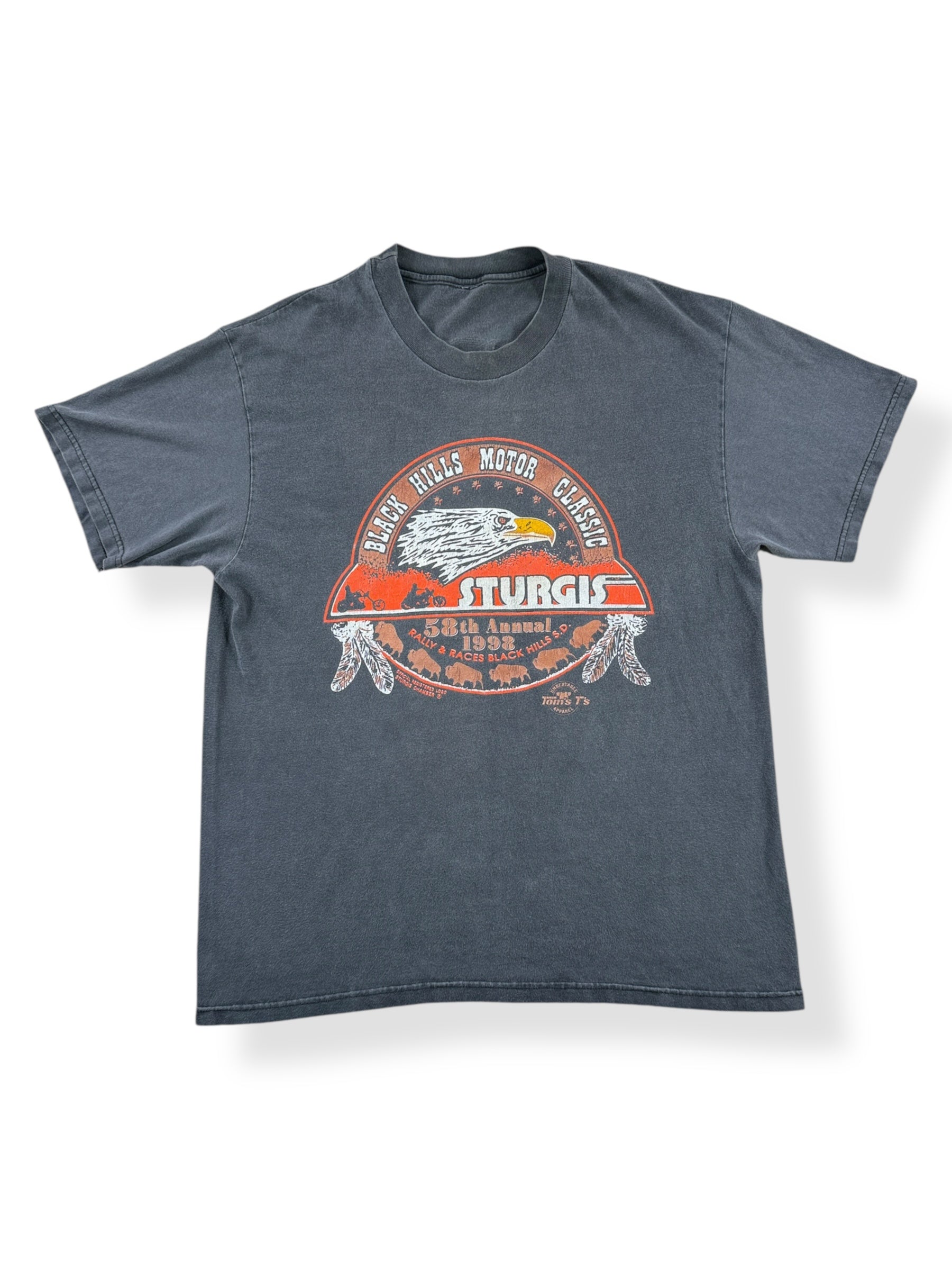 Front of Vintage 90s Sturgis Tee SZ L