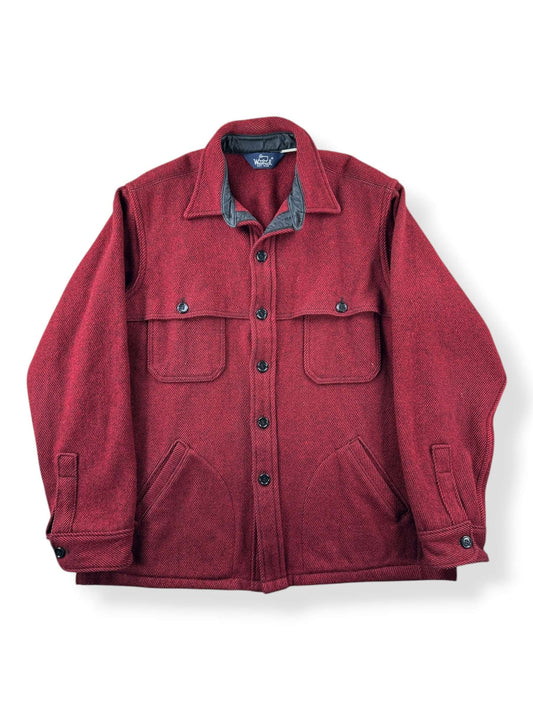 Front of Vintage Woolrich Herringbone Coat SZ L