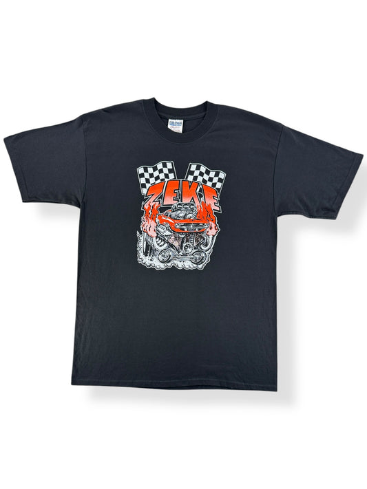 Front of Vintage Black Zeke Tee SZ L
