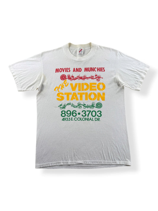 Front of Vintage Video Station Tee SZ L