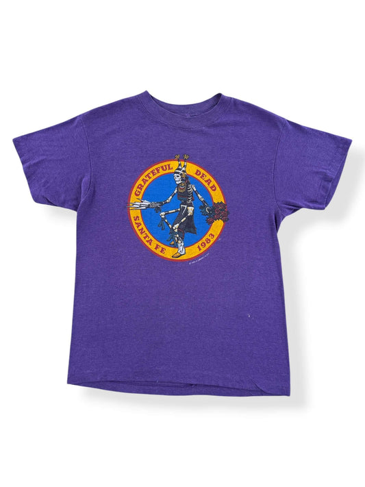 Front of Vintage 80s Grateful Dead Santa Fe Band Tee SZ S