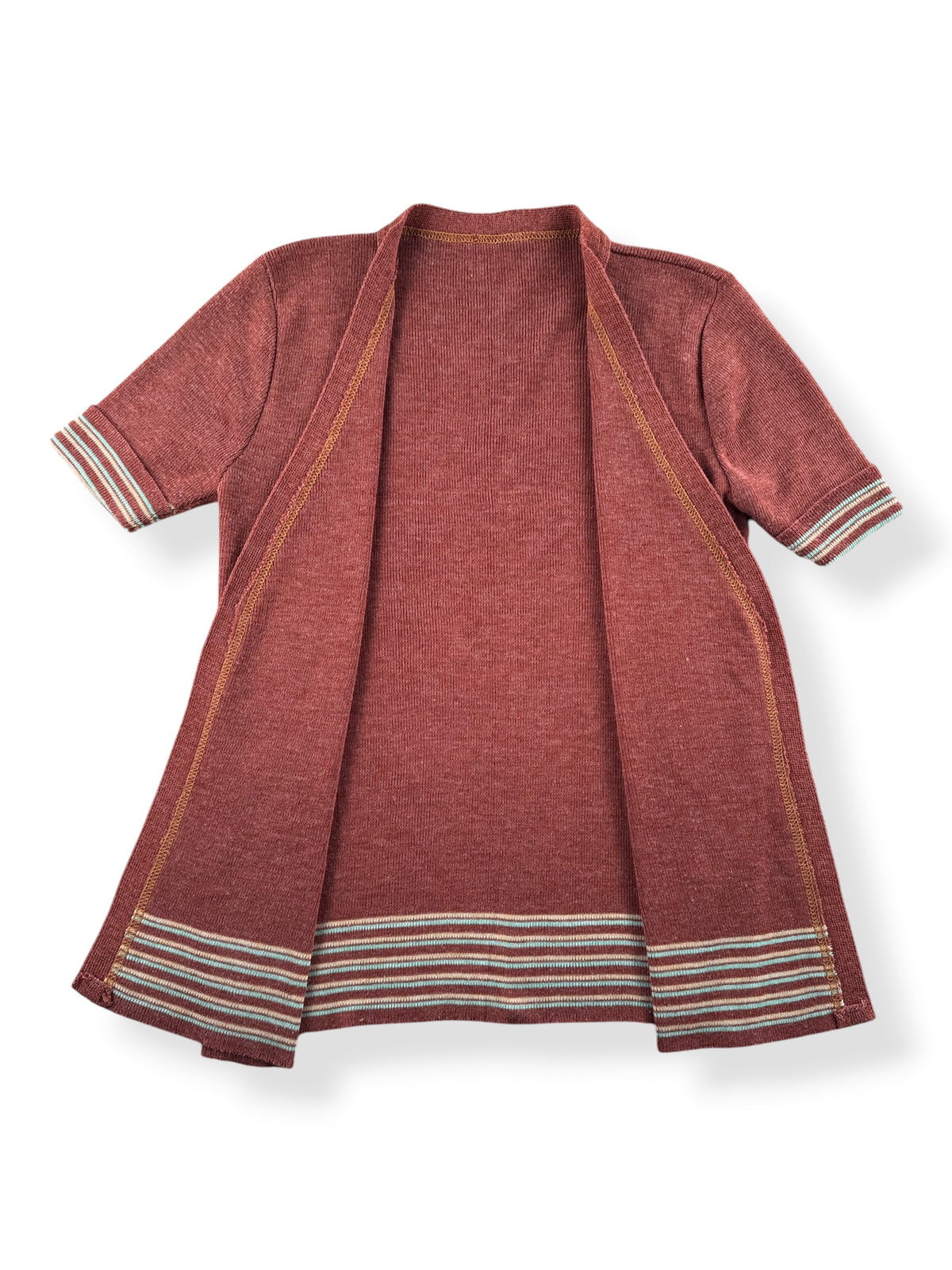 Inside of Vintage 40s Short Sleeve Cardigan SZ S