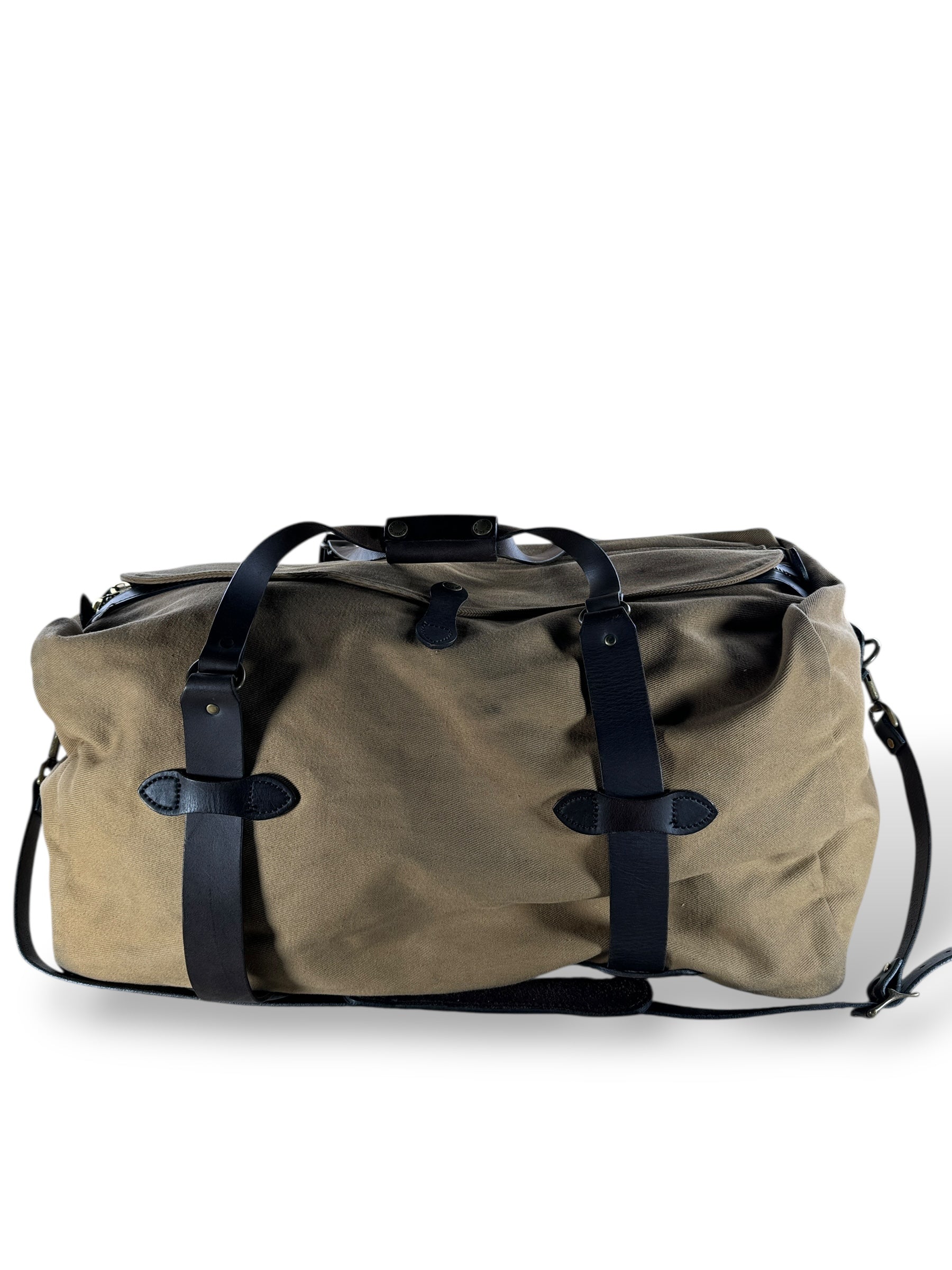 Front View of Vintage Filson Talon Era Rugged Twill Medium Duffle