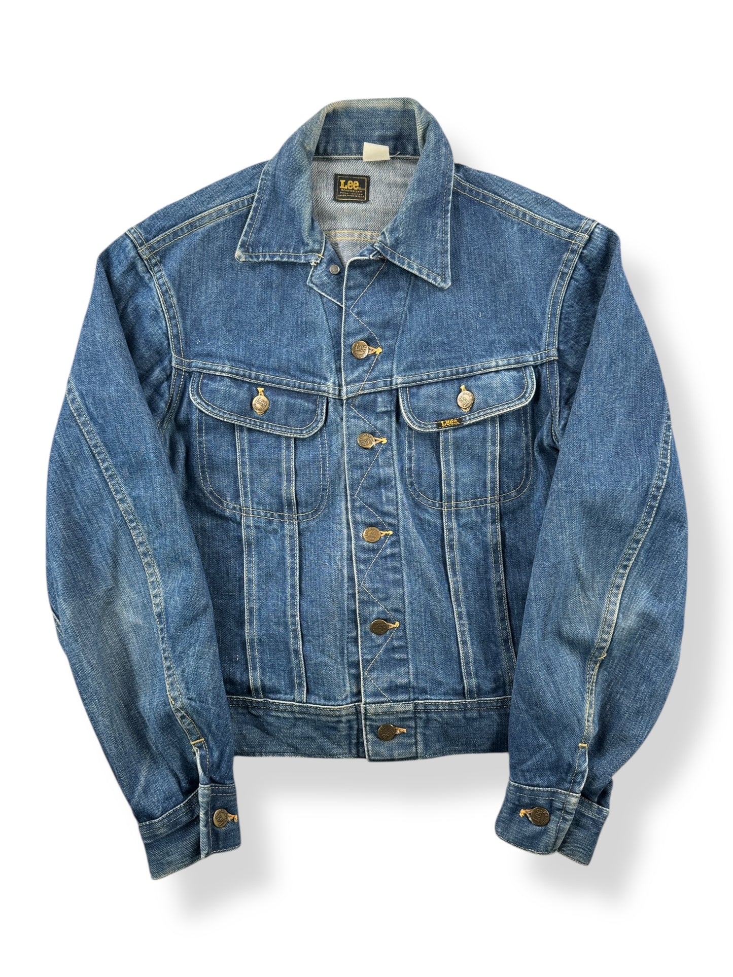 Front of Vintage Lee Riders Denim Jacket SZ S