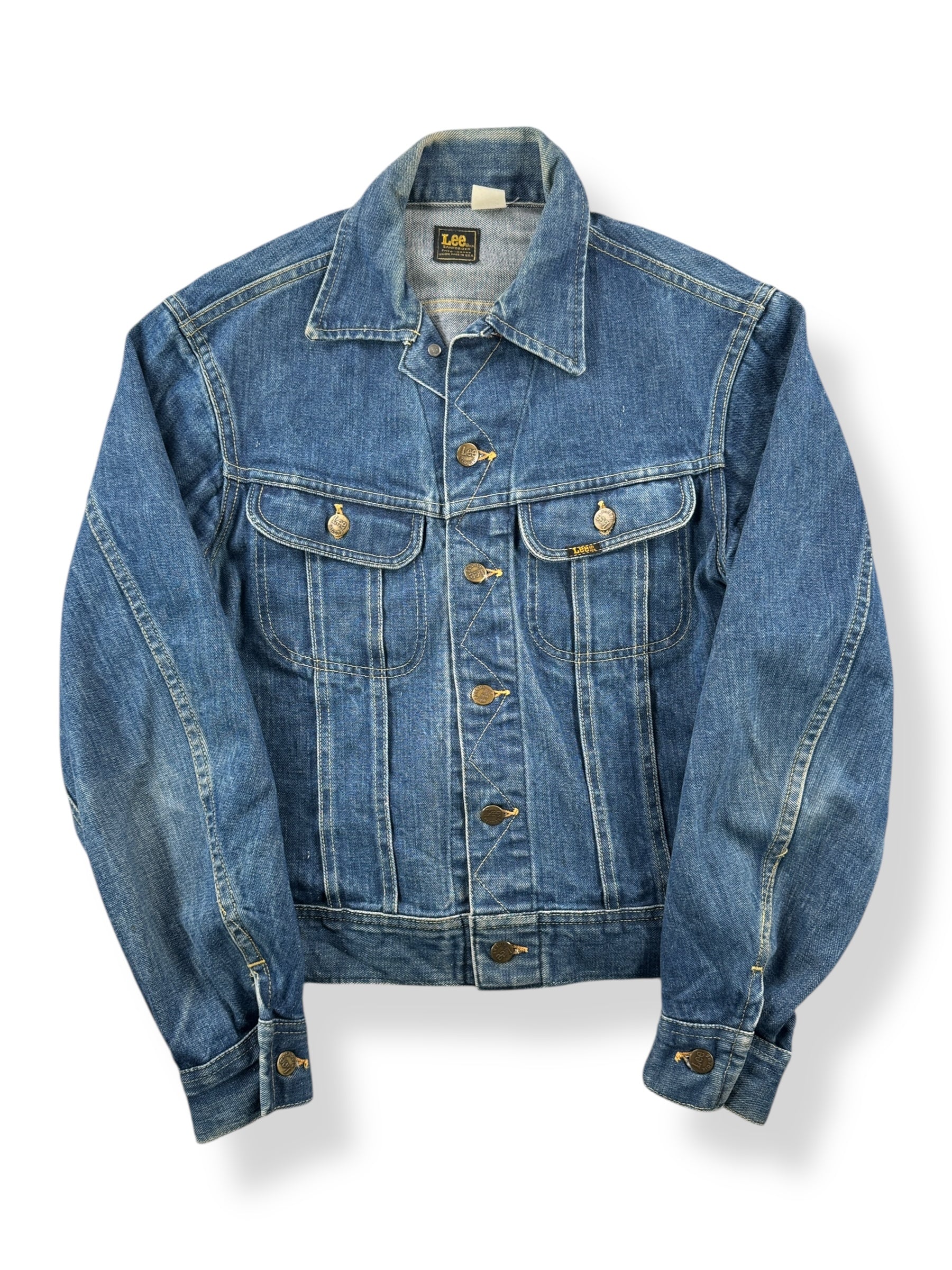 Front of Vintage Lee Riders Denim Jacket SZ S