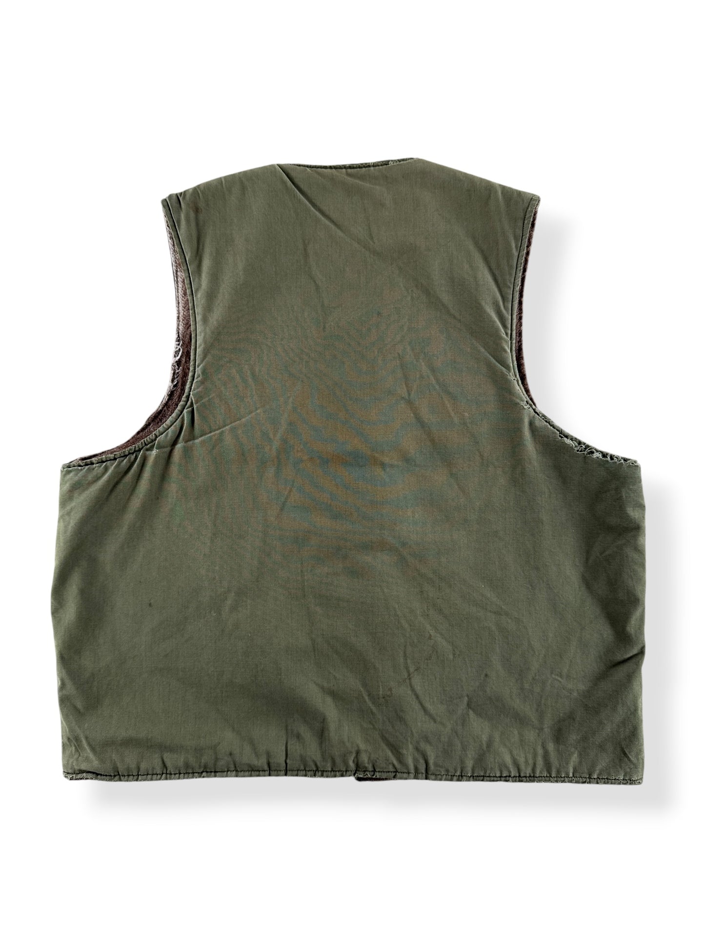 Back of Vintage WW2 Era Deck Vest SZ M