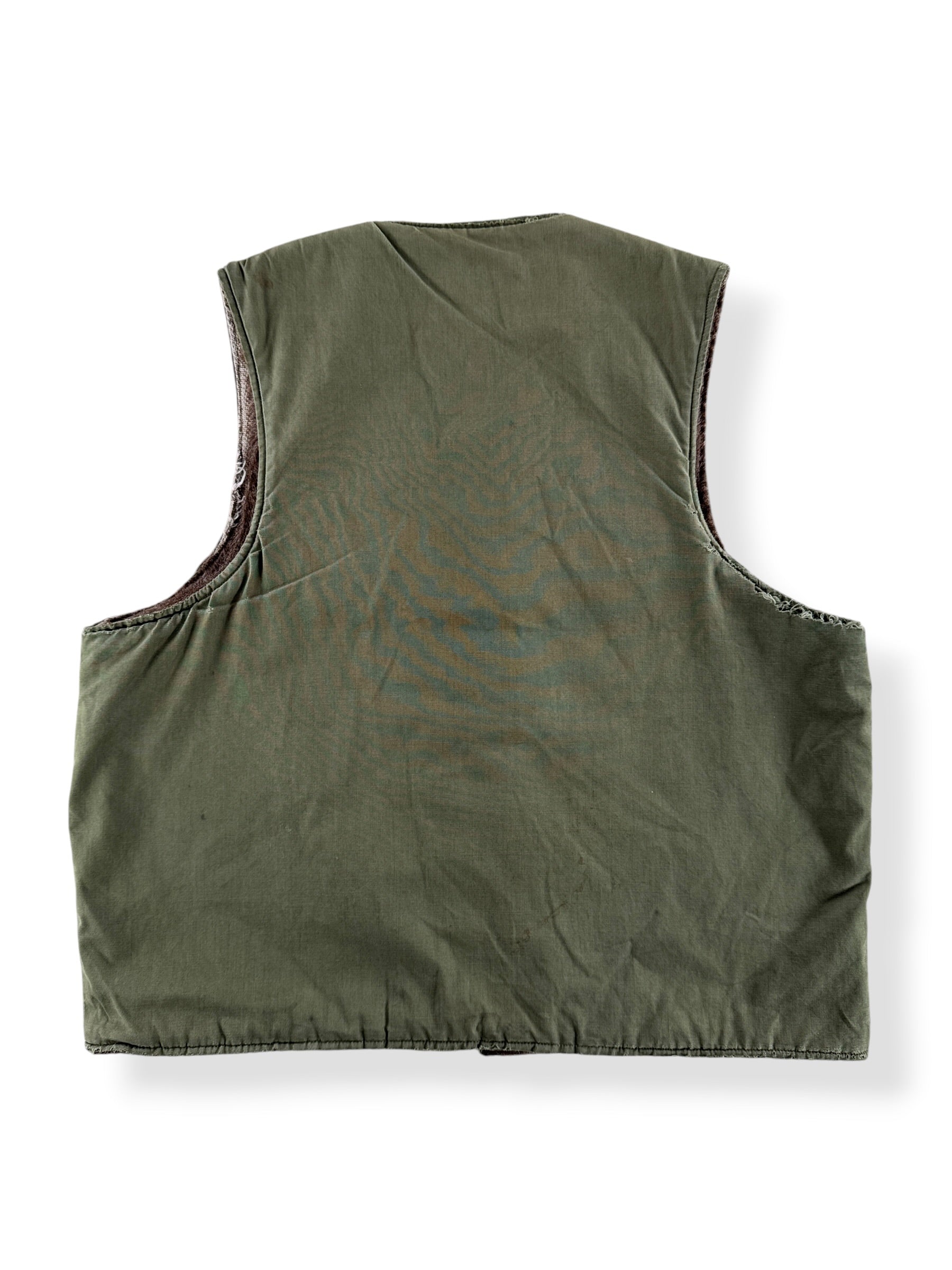 Back of Vintage WW2 Era Deck Vest SZ M