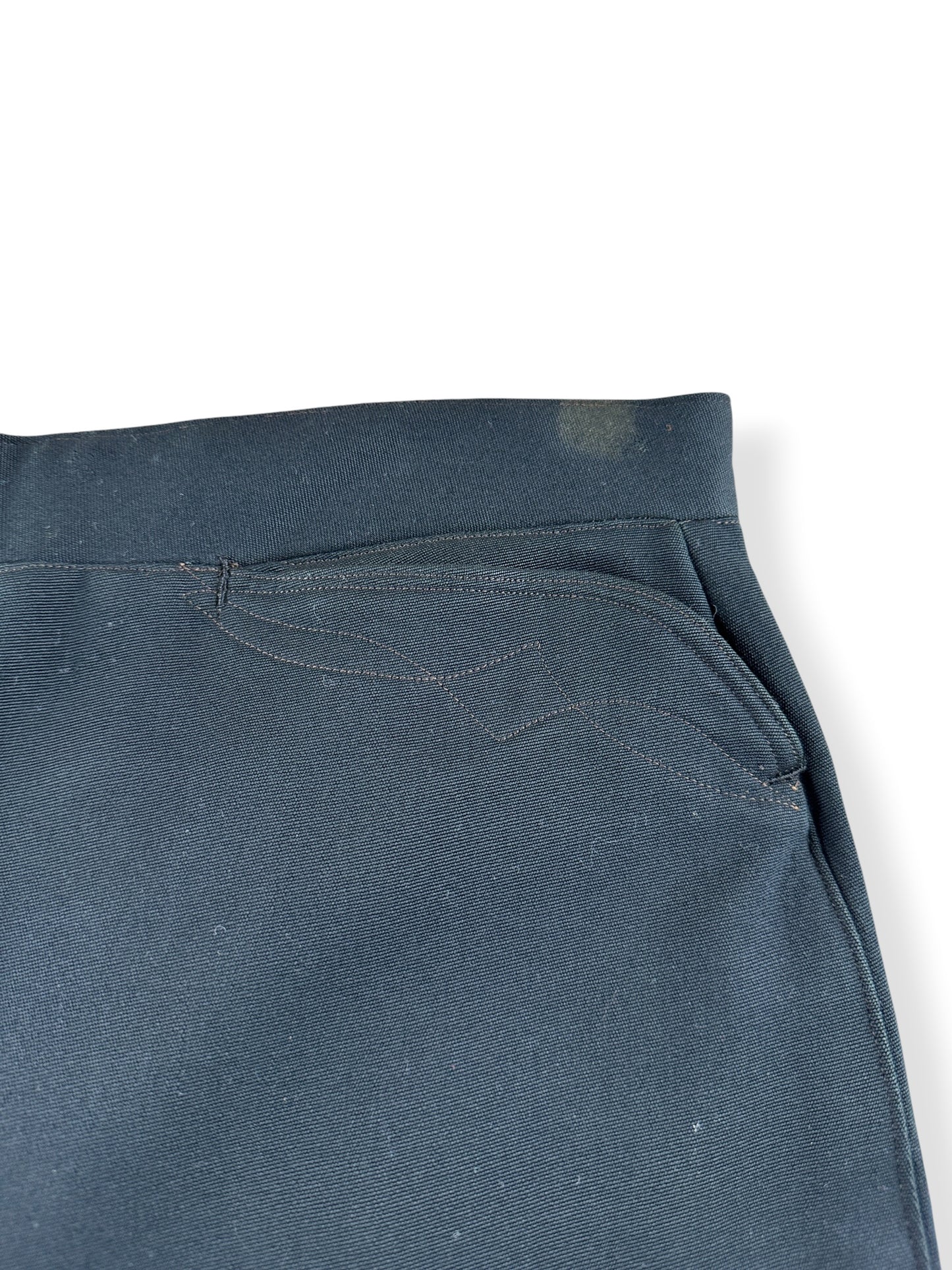 Stain on Vintage Early 20th Century Buckle Back Trousers W35