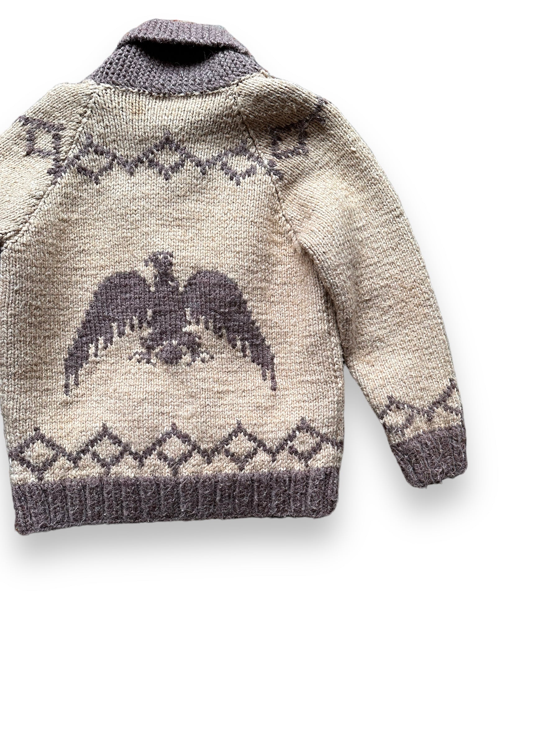 Vintage Eagle Cowichan Sweater SZ M | Vintage Cowichan Sweaters Seattle |  Barn Owl Vintage Seattle
