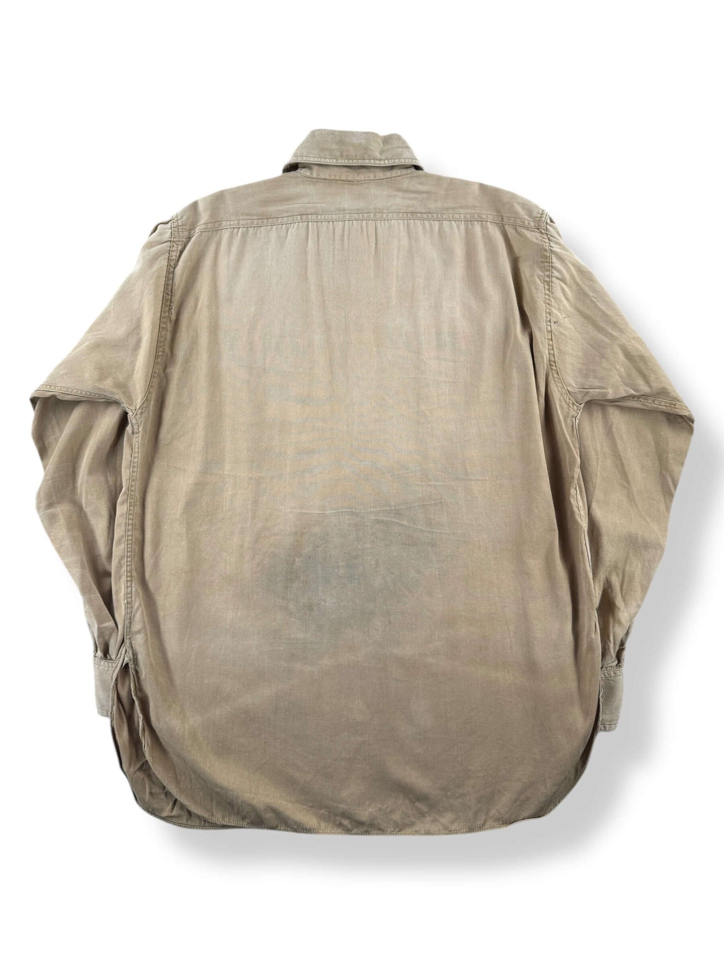 Back of Vintage Crest Army Chinstrap Top SZ L