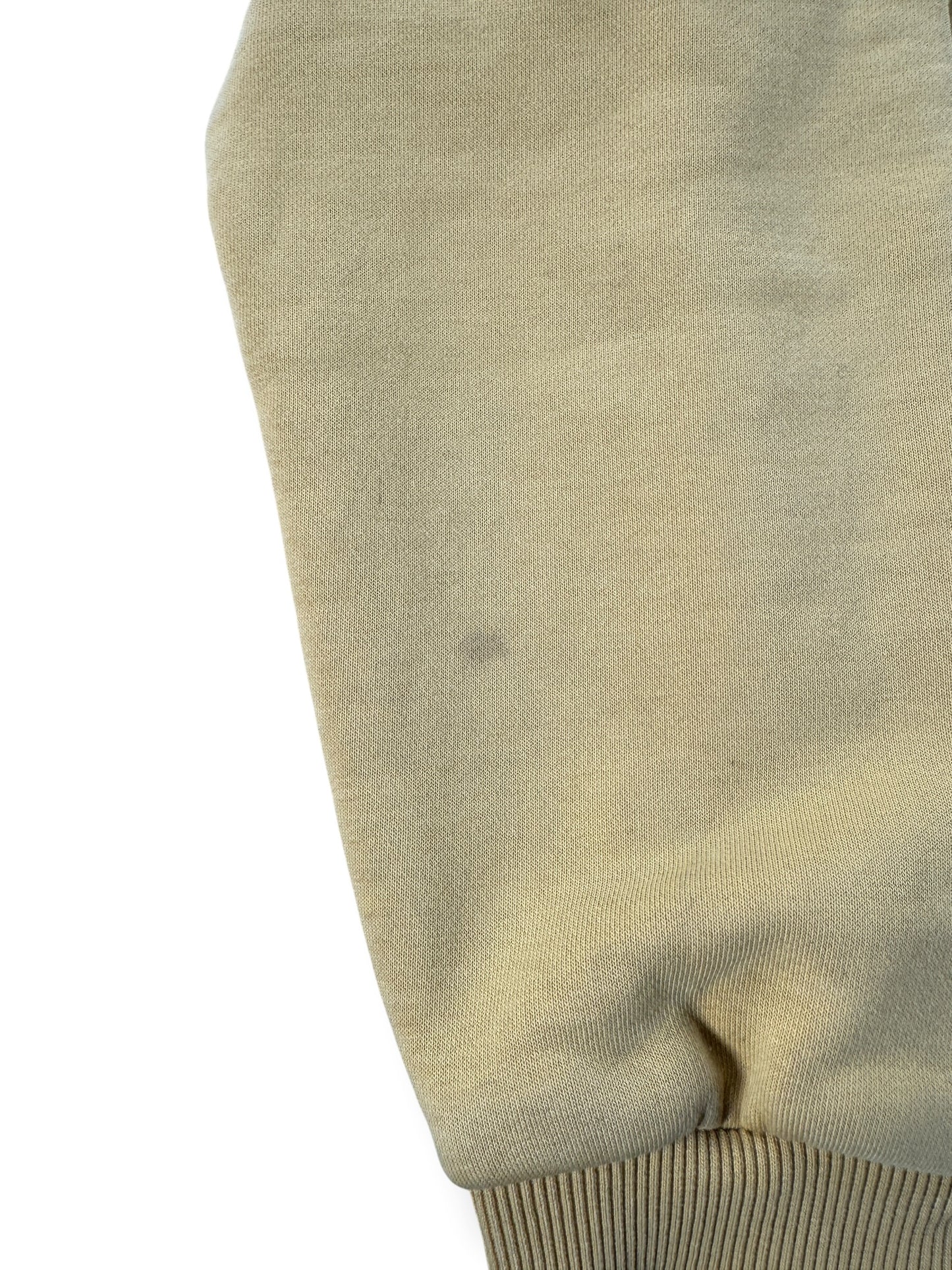 Stain on Filson Dune Yellow Prospector Hoodie SZ L
