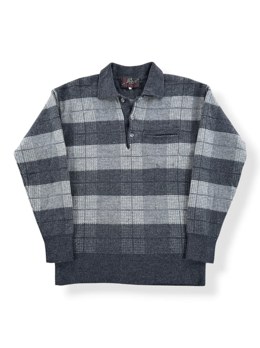 Front of Vintage Le Jiu Knit Pullover Shirt SZ M (Fits XS)