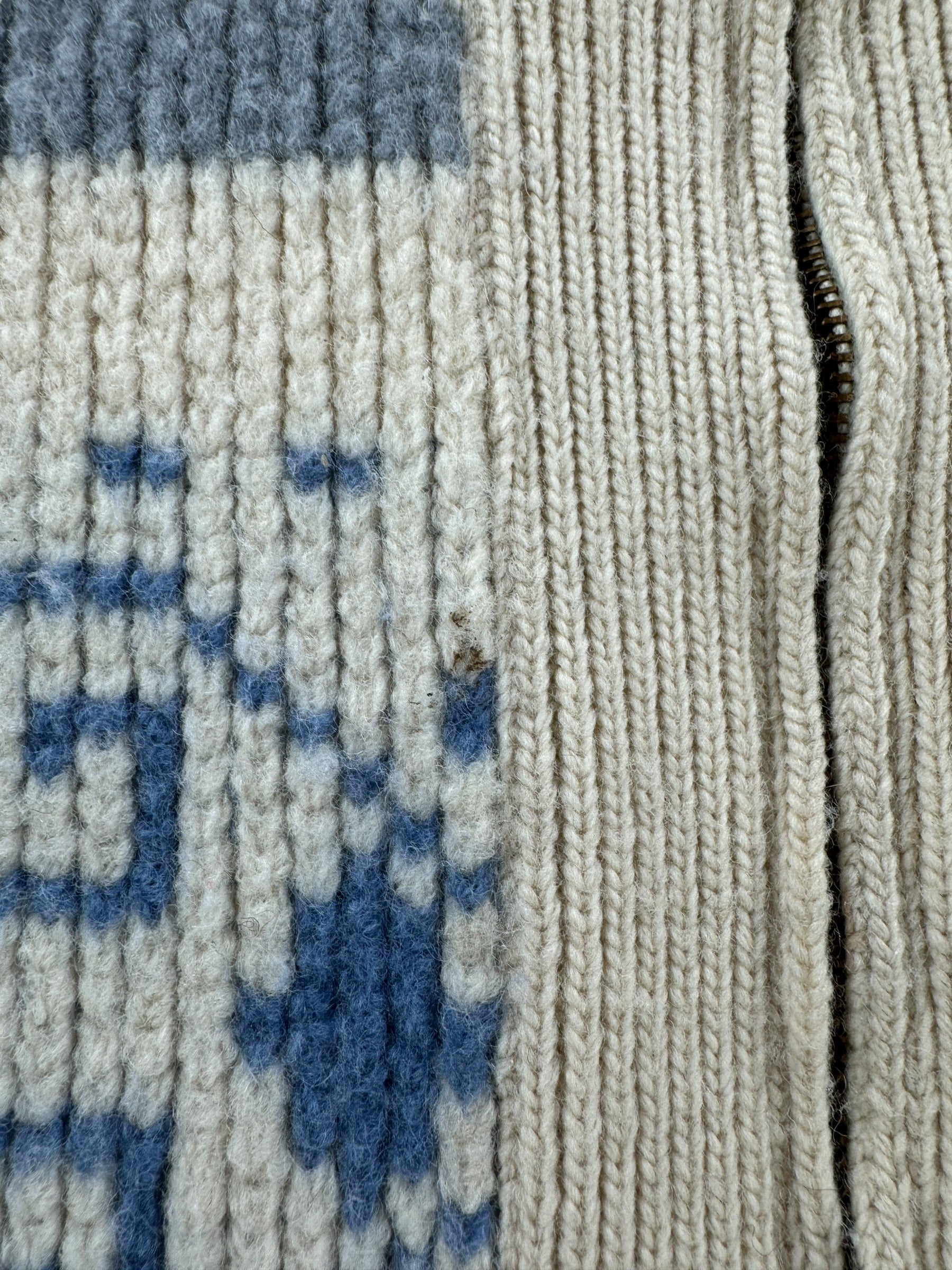 Smudge on Vintage Pendleton Westerly Sweater SZ S