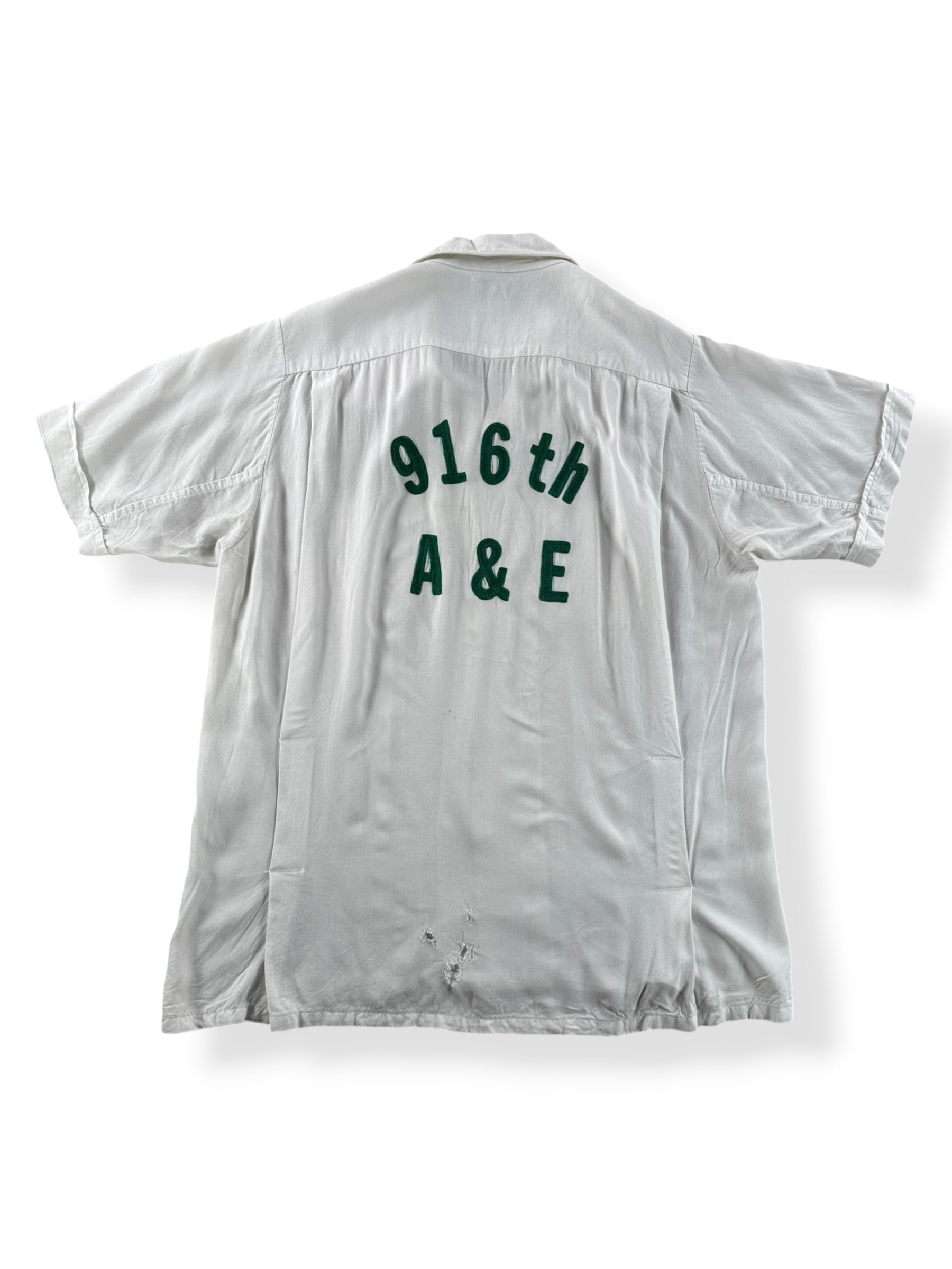 Back of Vintage Bill's Bowling Shirt SZ M - AS IS