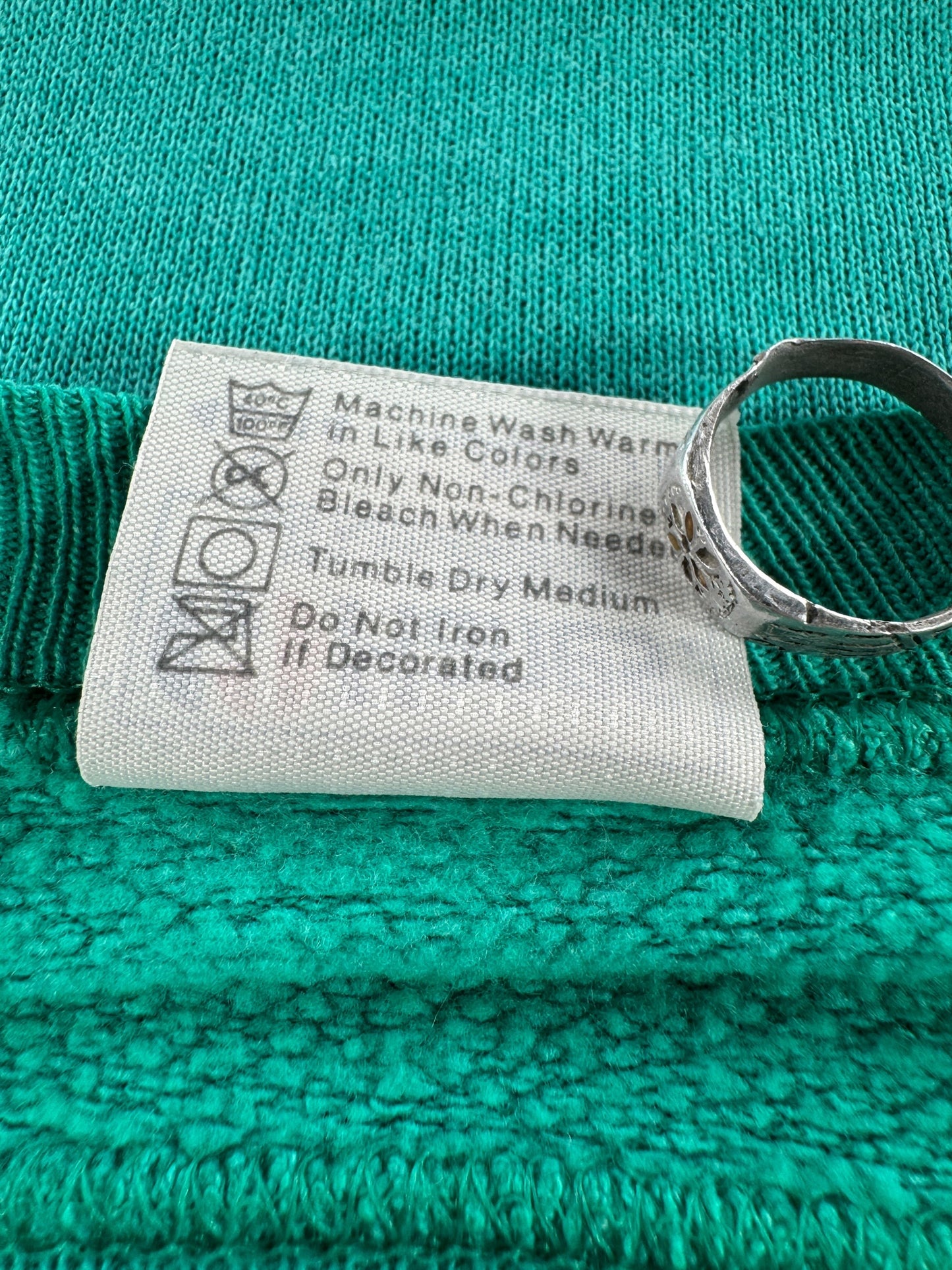 Back of tag on Vintage California Eagle Crewneck SZ L