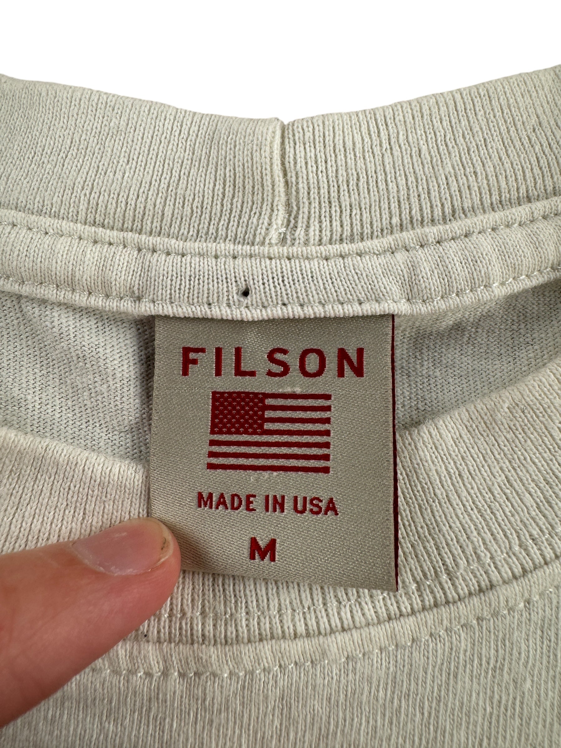 Tag on Modern Filson Bear Tee SZ M
