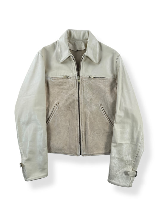 Front of Vintage Unlined Deerskin Jacket SZ M