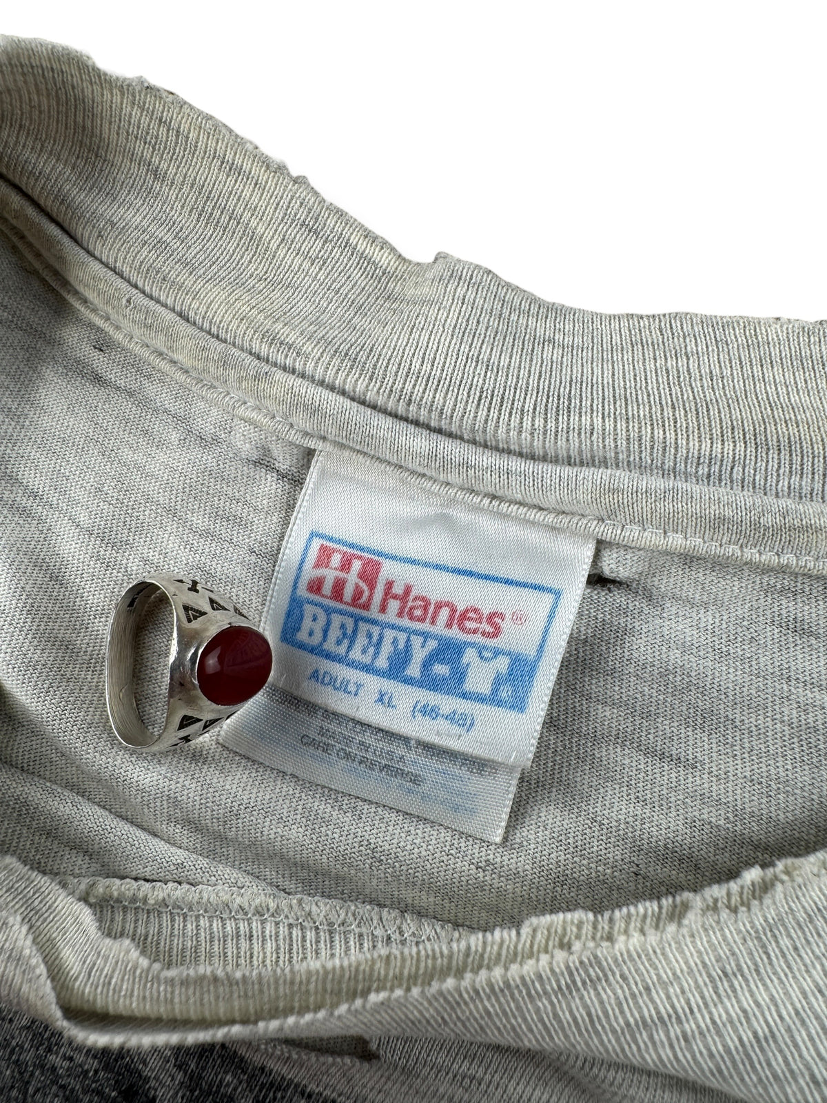 Tag on Vintage Cropped 90s Thunder God Freer Gallery of Art Tee SZ XL