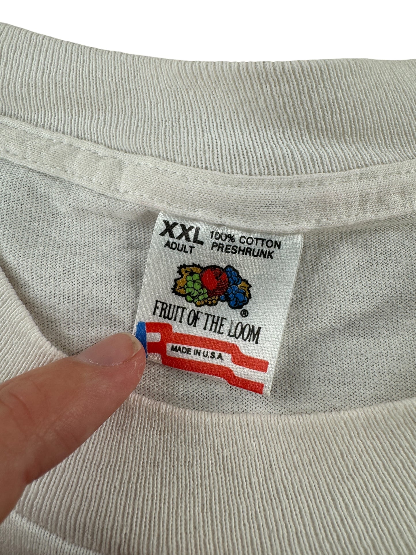Tag on Vintage Anal Retentive Joke Tee SZ XL