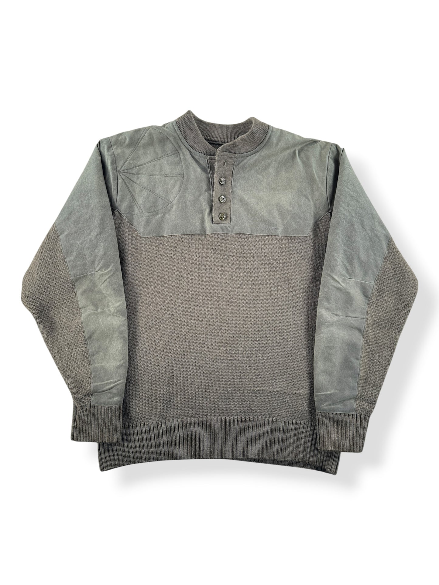 Front of Filson Henley Guide Sweater SZ L