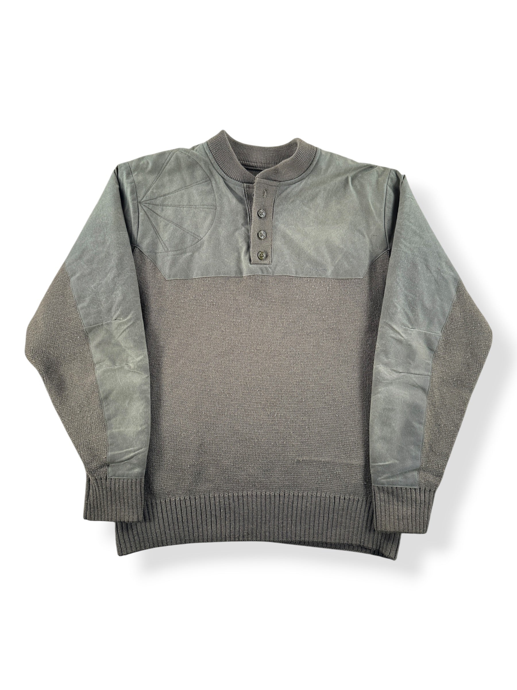 Front of Filson Henley Guide Sweater SZ L