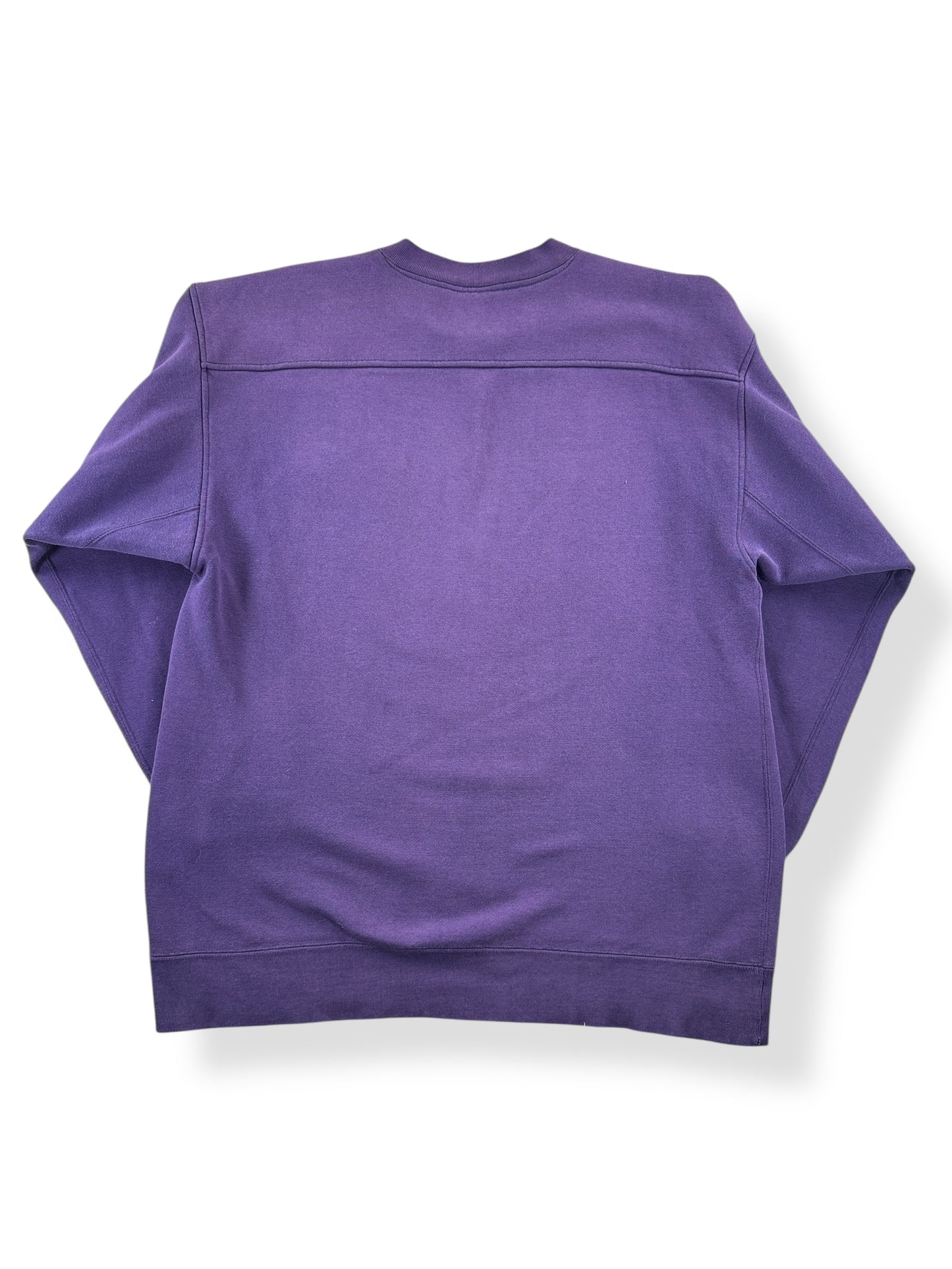 Back of Vintage Huskies '96 Plymouth Holiday Bowl Crewneck SZ L