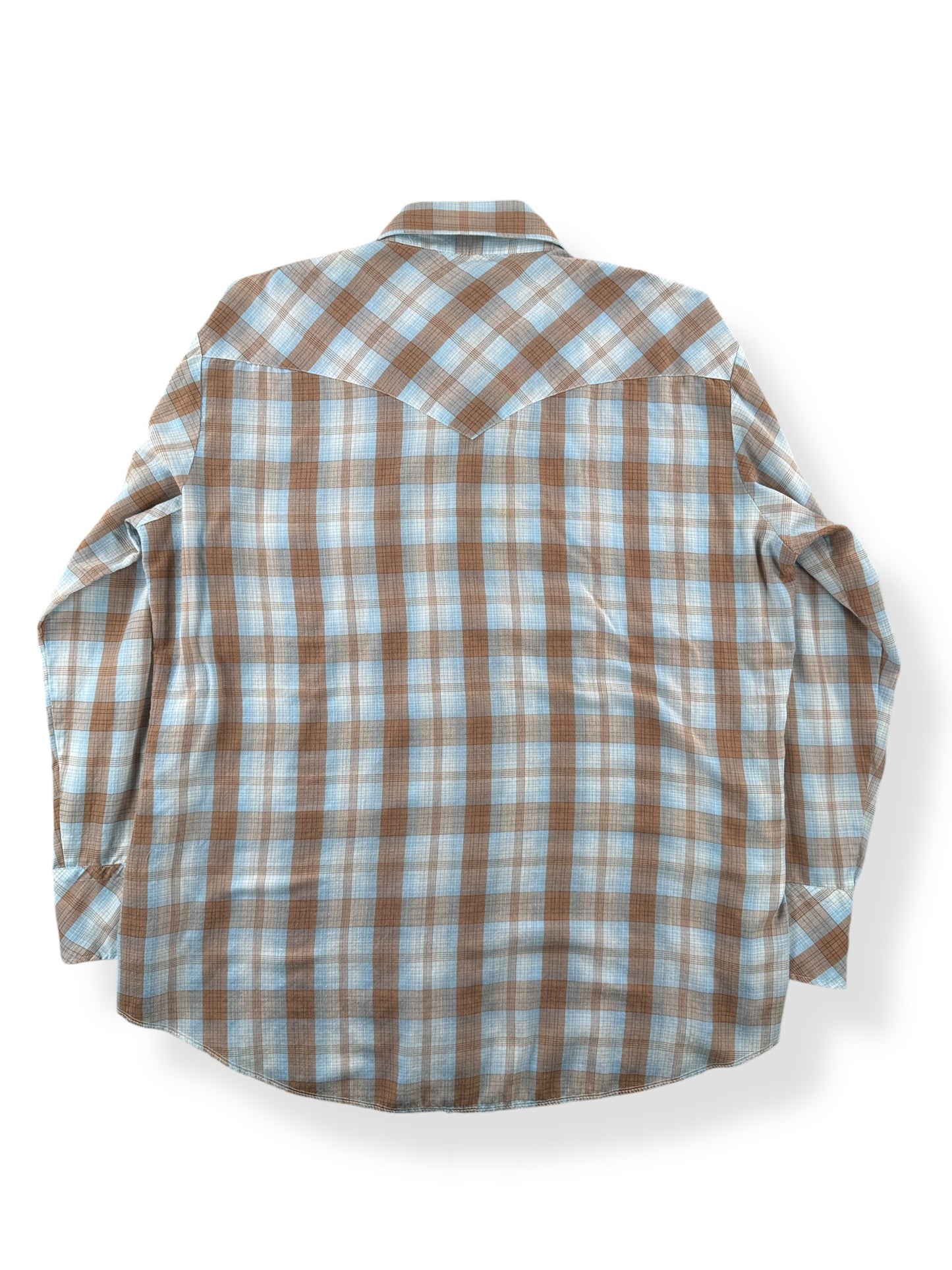 Back of Vintage Champion Westerns Pearl Snap SZ L