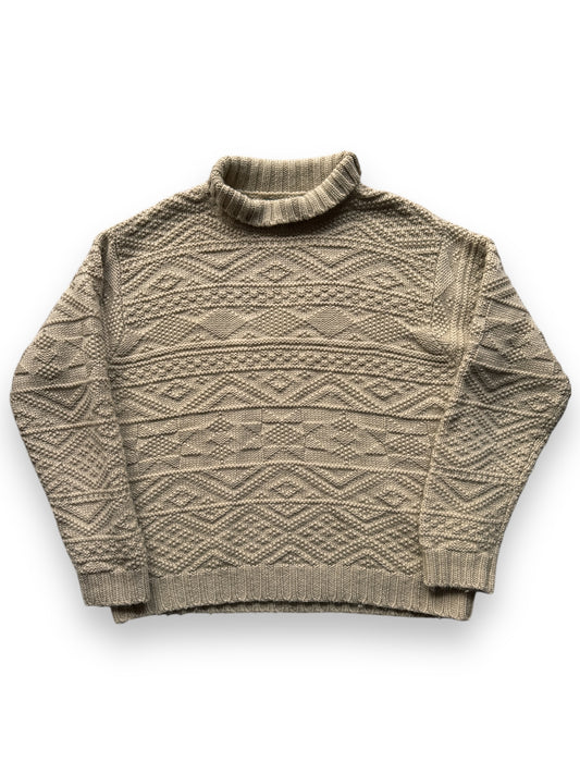 front of Filson Wool Fisherman Sweater SZ XL