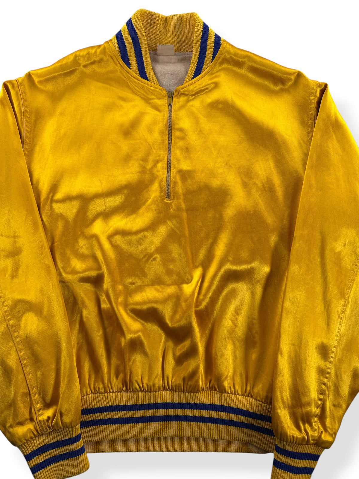 Close-up of Vintage 40s Goodyear Tires Satin Jacket SZ 42