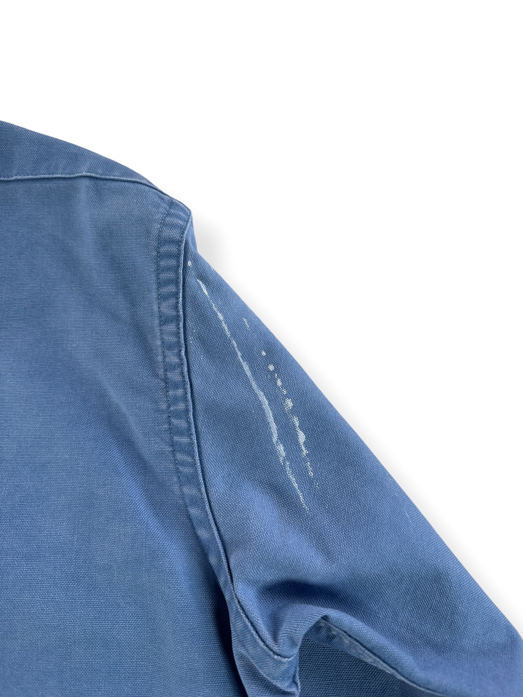 Stain on Vintage LL Bean Chamois Painters Shirt SZ 15 1/2 (Fits M)