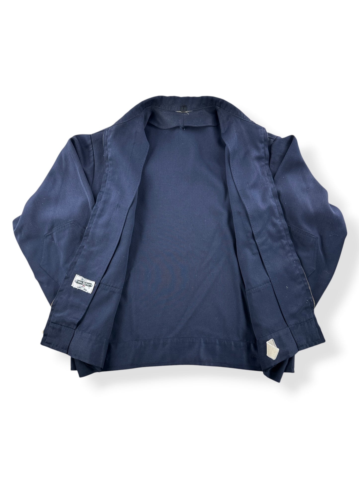 Inside of Vintage Mr. 2 Ply Rayon Gas Station Jacket SZ XL