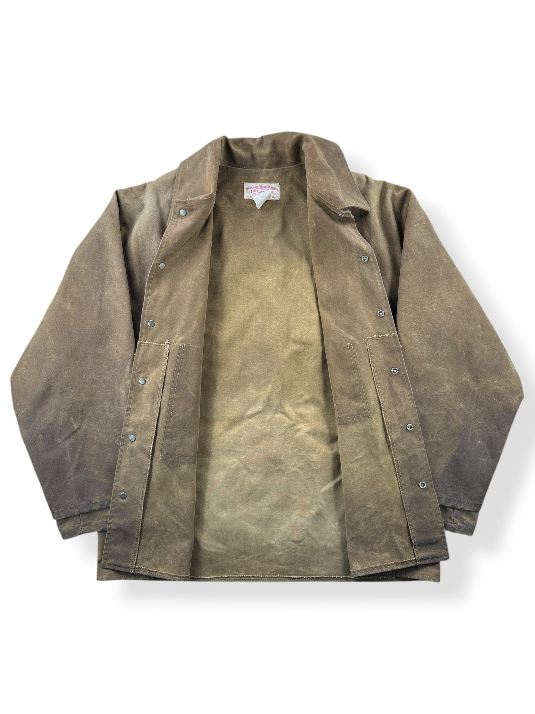 Inside Vintage Filson Double Logger Jacket SZ 42