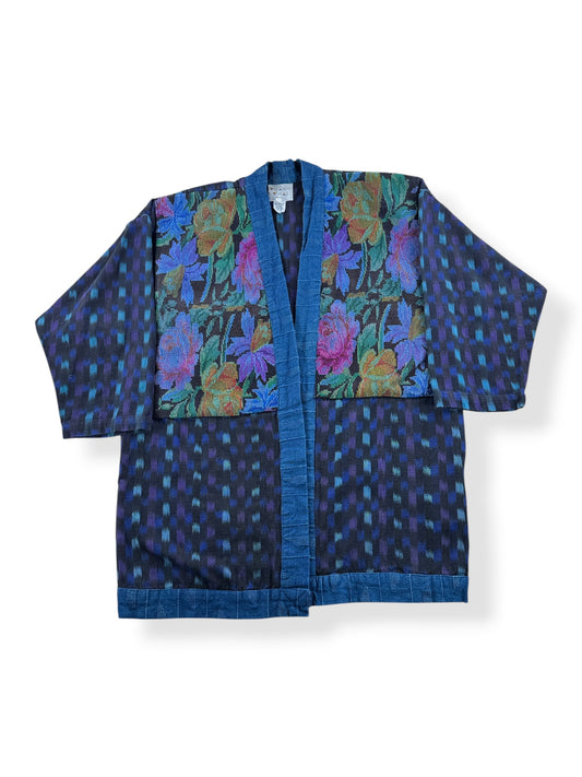 Front of Vintage Guatemalan Embroidered Jacket SZ S