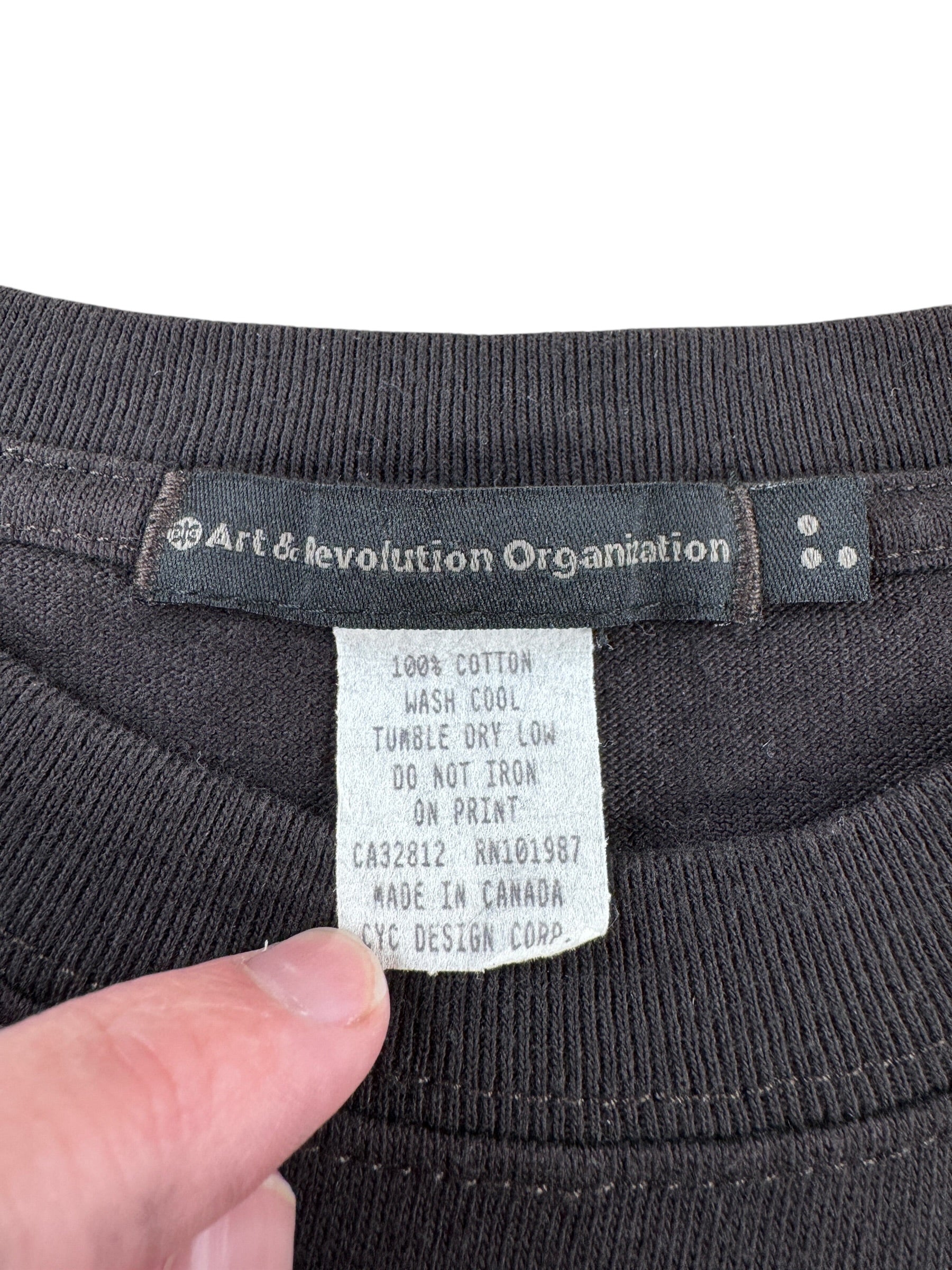 Tag on Vintage Beams Gallery Long Sleeve Art Tee SZ L