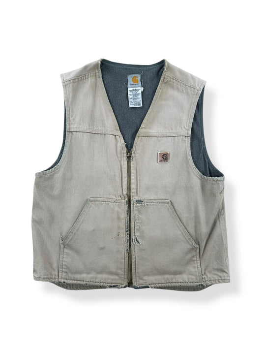 Front of Vintage Distressed Carhartt Vest SZ L