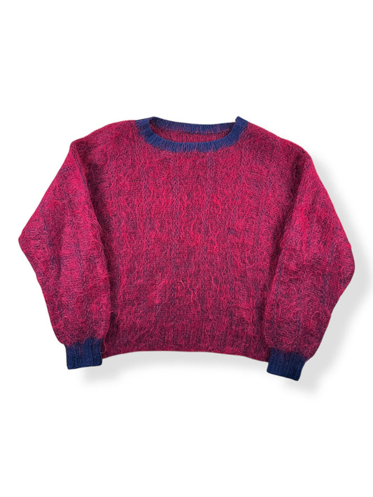 Front of Vintage Fuzzy Angora Sweater SZ L