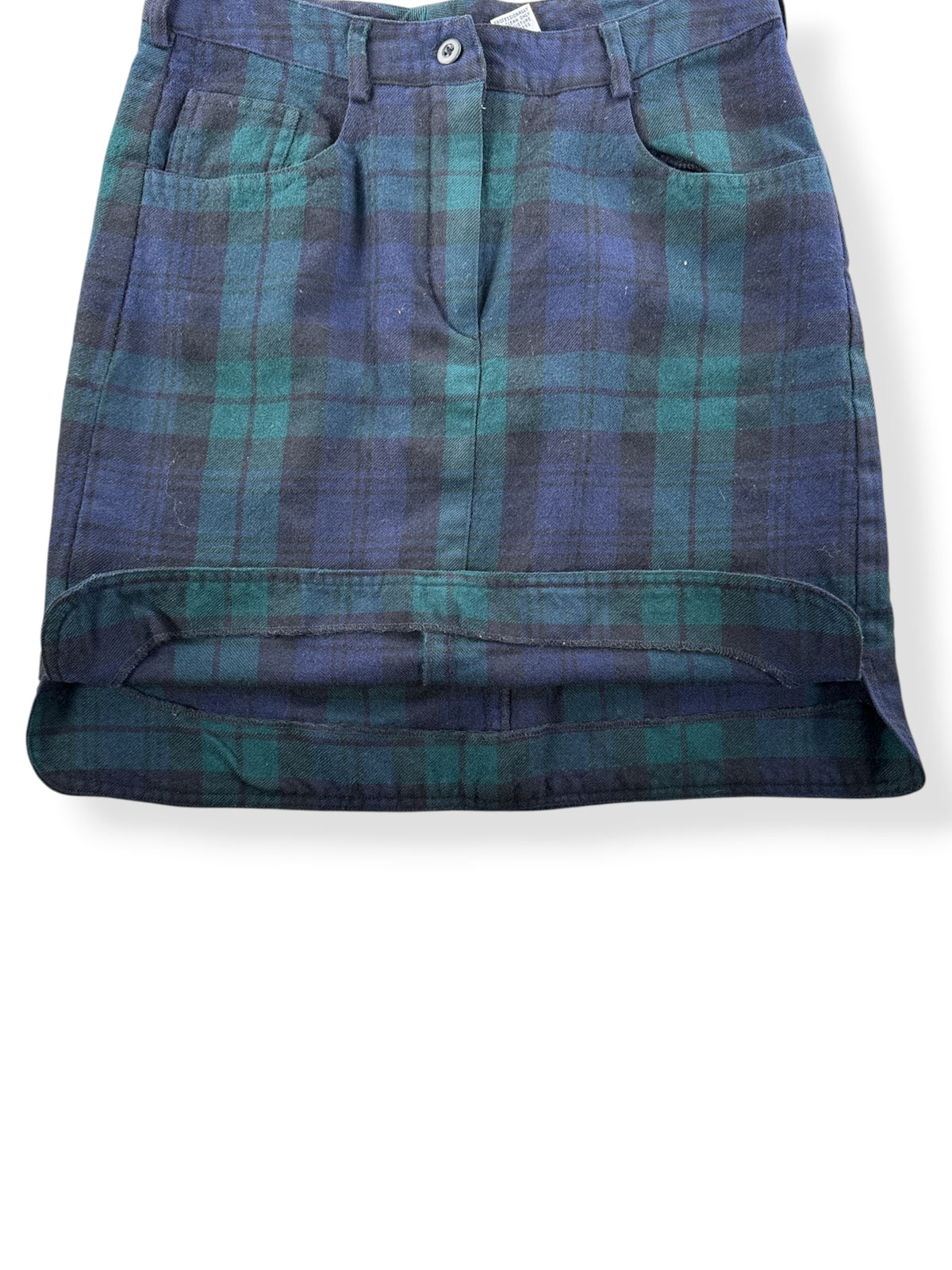Inside of Vintage DKNY Wool Plaid Skirt W30