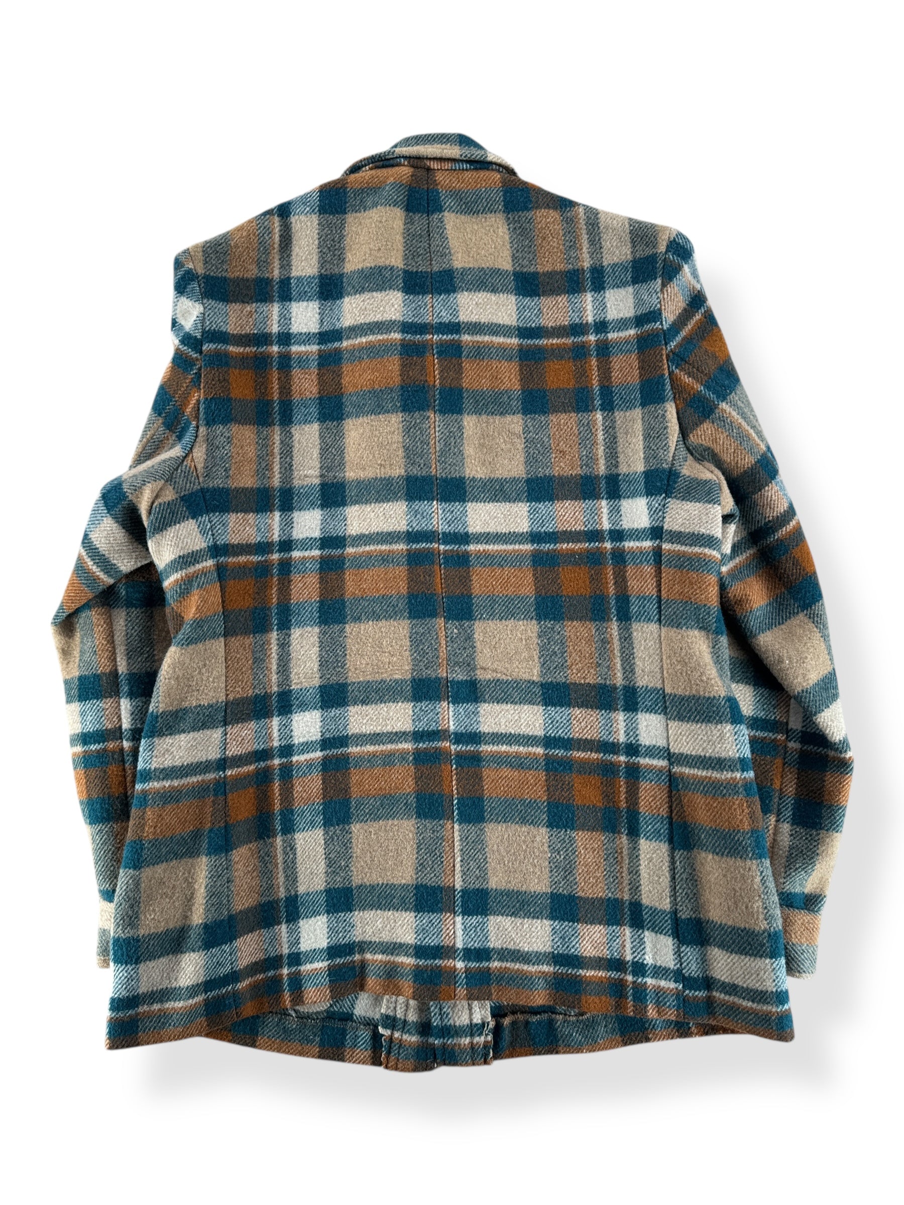 Back of Vintage Handmade Wool Jacket SZ S