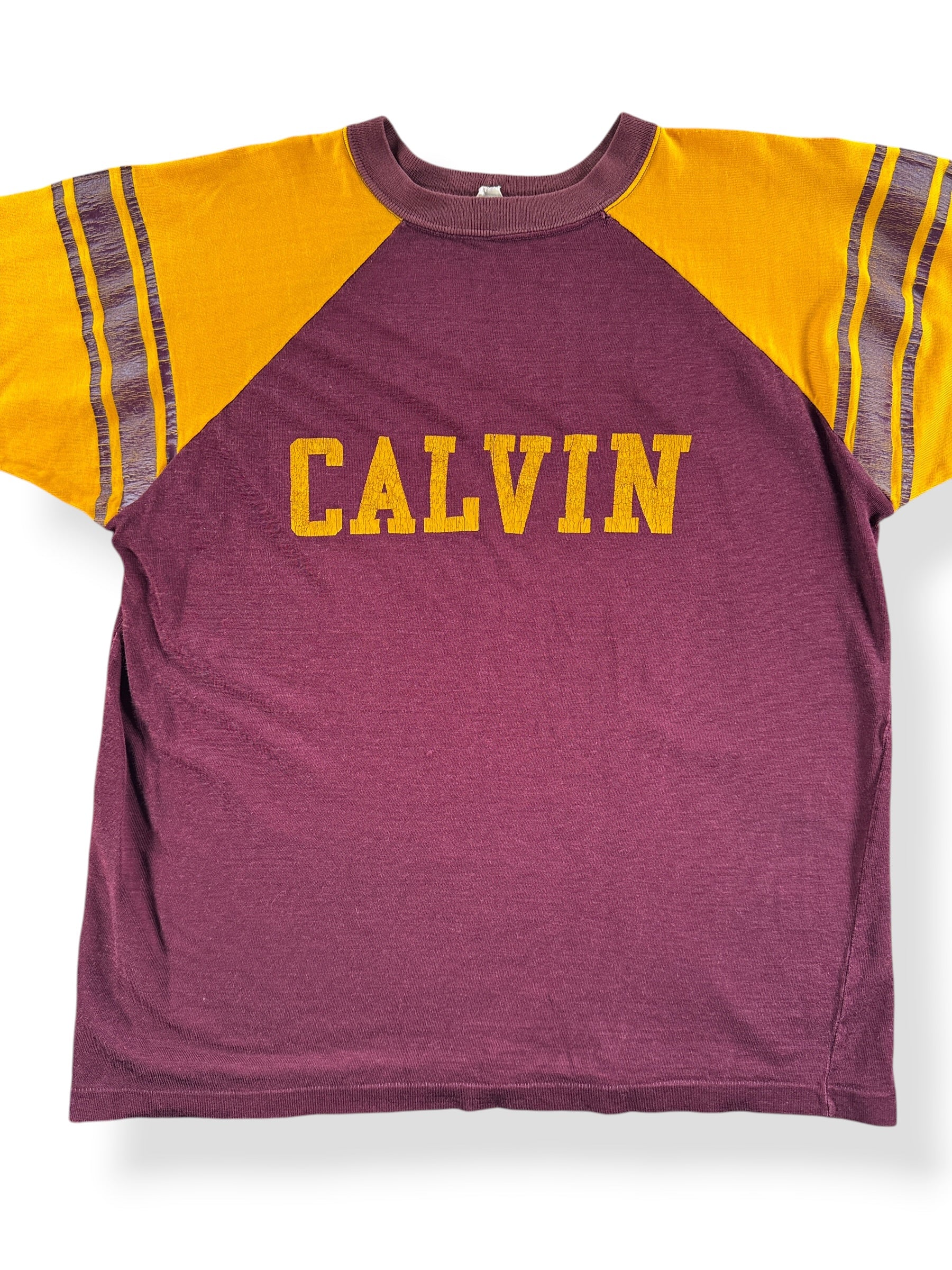 Front Close Up of Vintage Champion Calvin Durene Jersey SZ XL (Fits L)