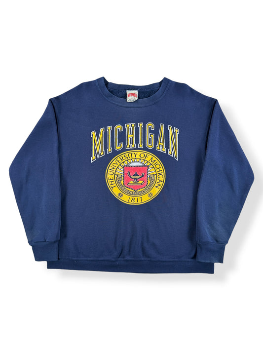 Front of Vintage University of Michigan Crewneck SZ L