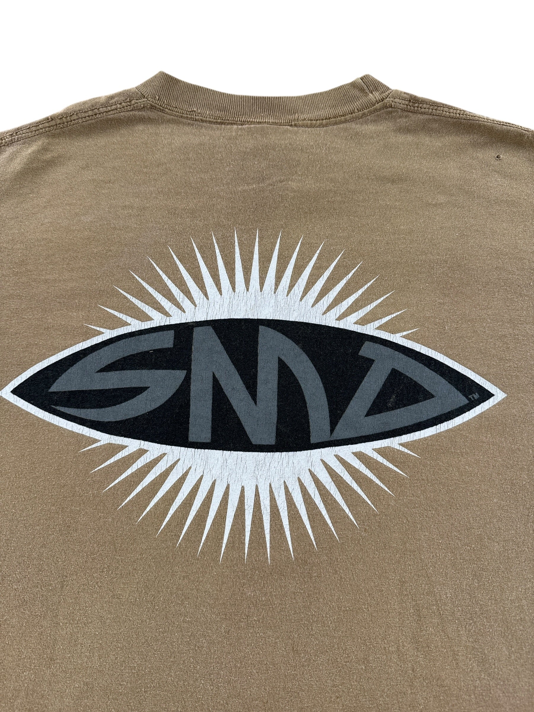 Back Graphic of Vintage Santa Cruz Skateboards Santa Monica Airlines Tee SZ XL