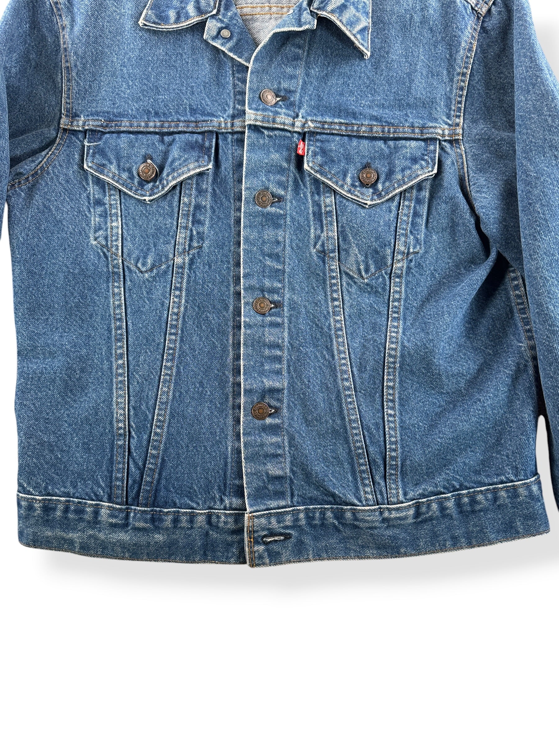 Vintage Levi's 2 Pocket Type 3 Denim Trucker Jacket SZ 44L – The