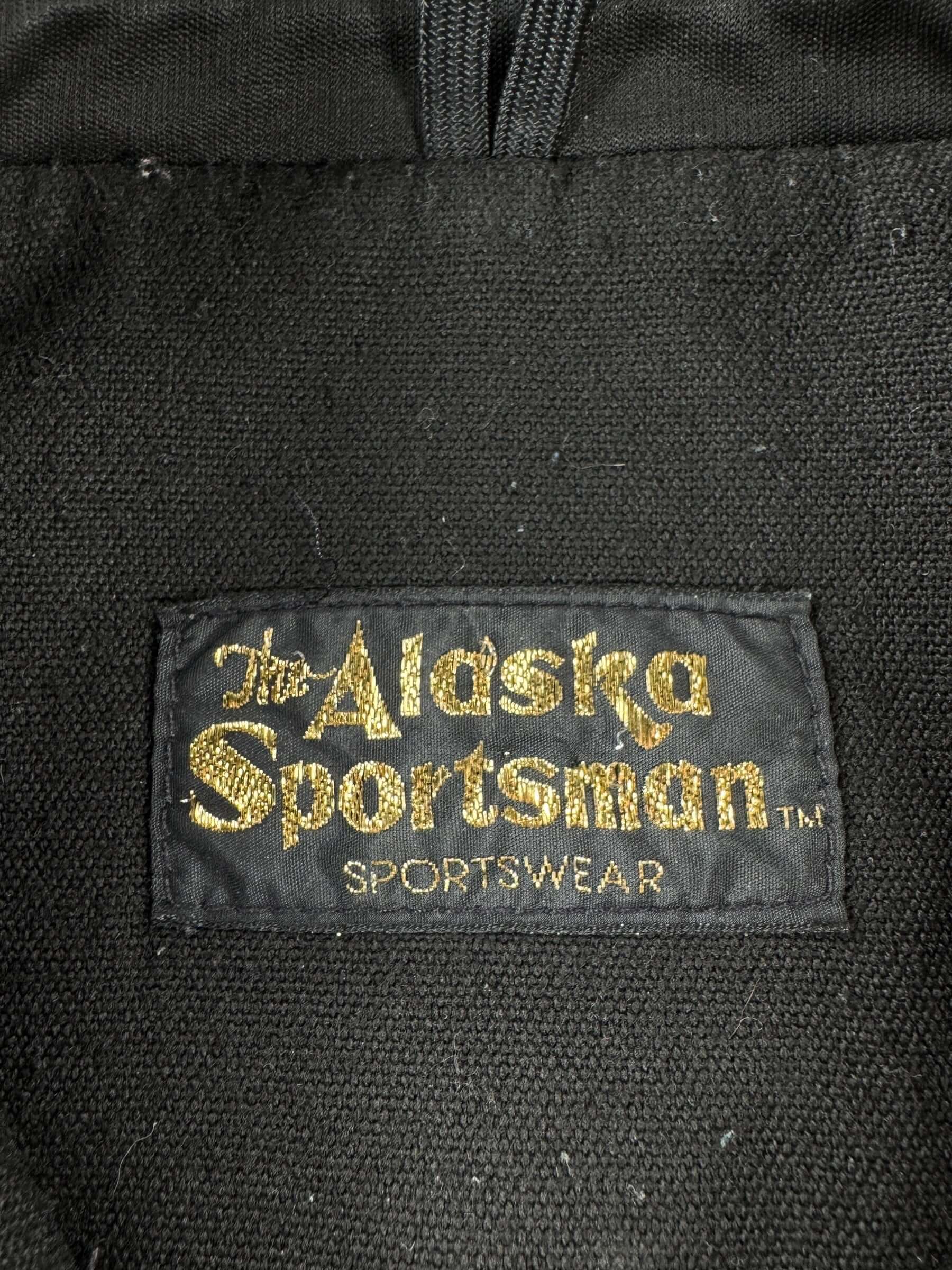 Label on Vintage Alaska Sportsman Green Cruiser Jacket SZ M